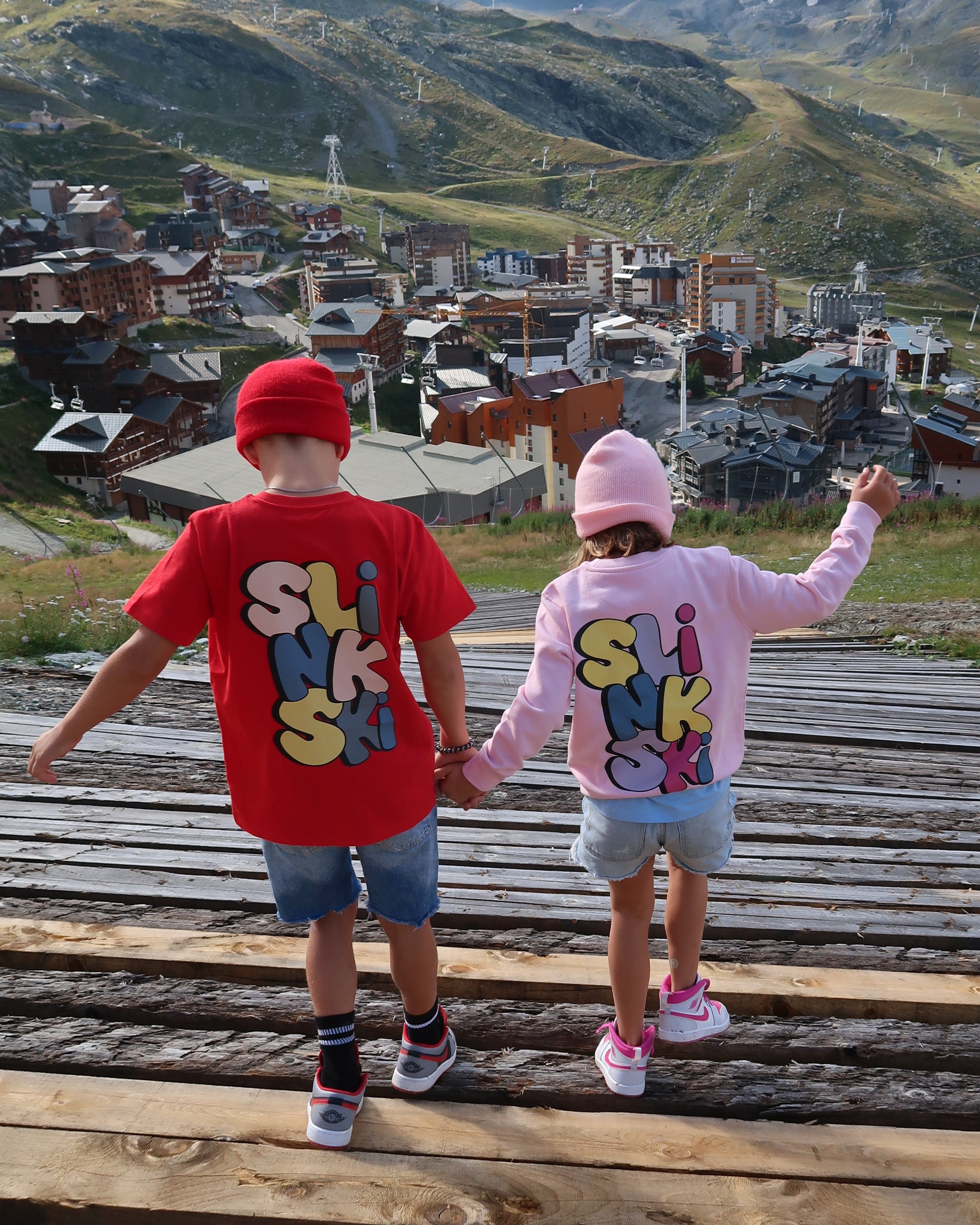 Mini Red Block Tee