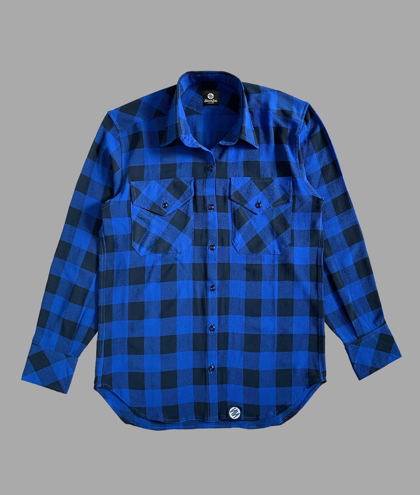 Lightweight Checked shirt - Navy Check