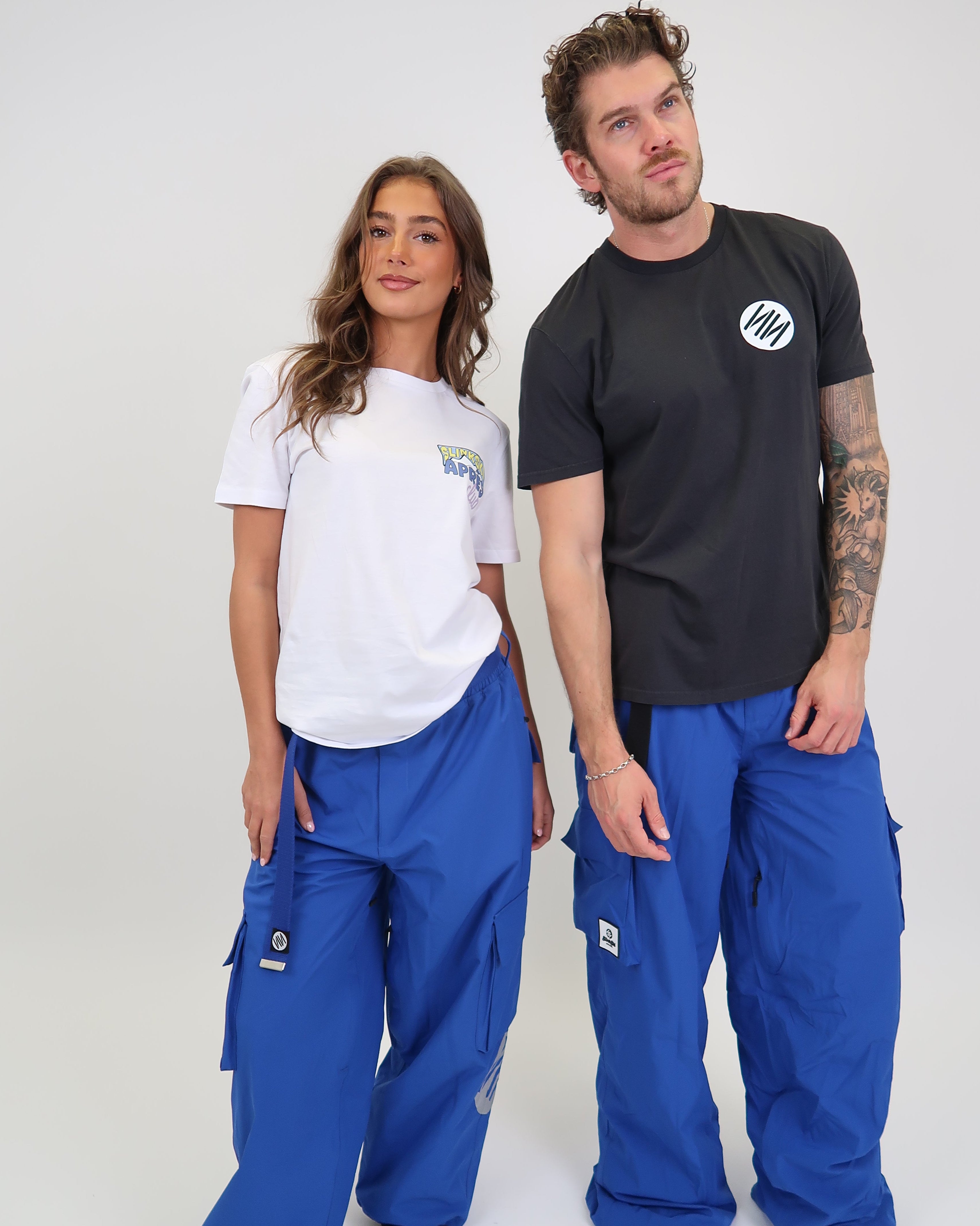 Baggy Ski Pants Blue