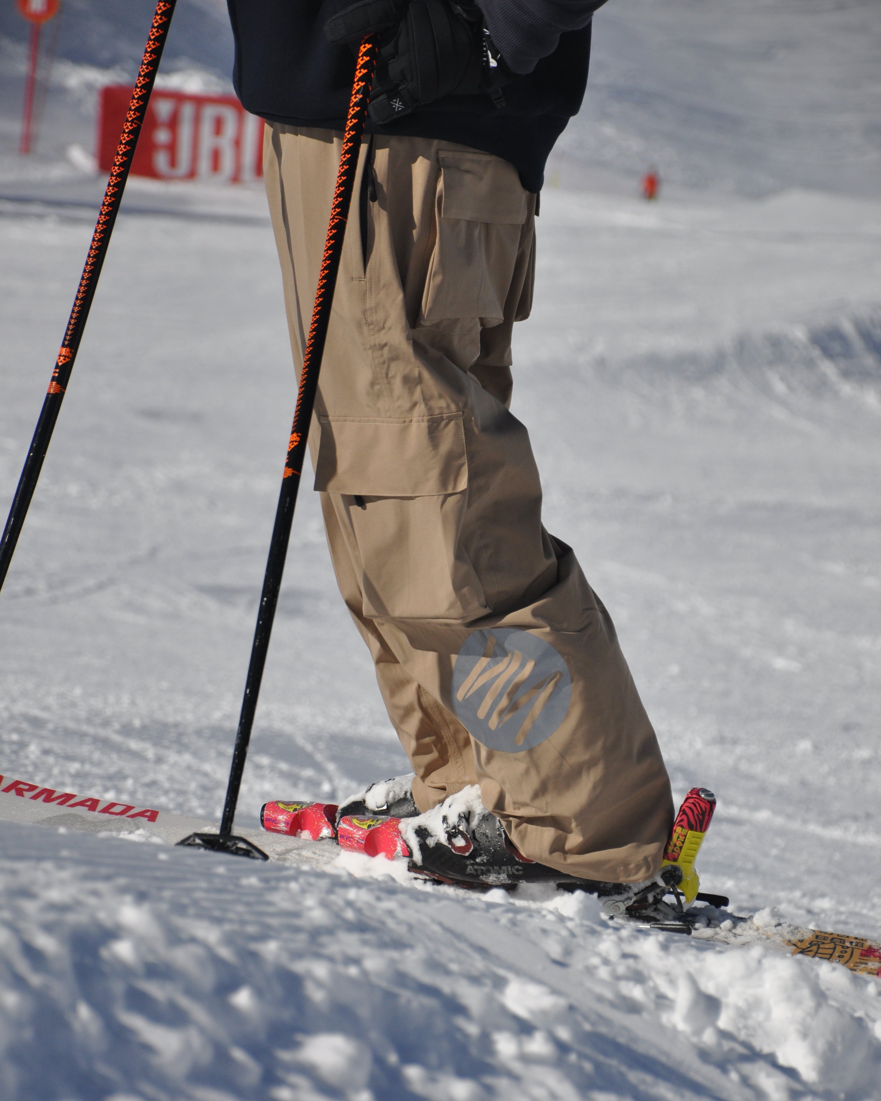 Baggy Ski Pants Beige