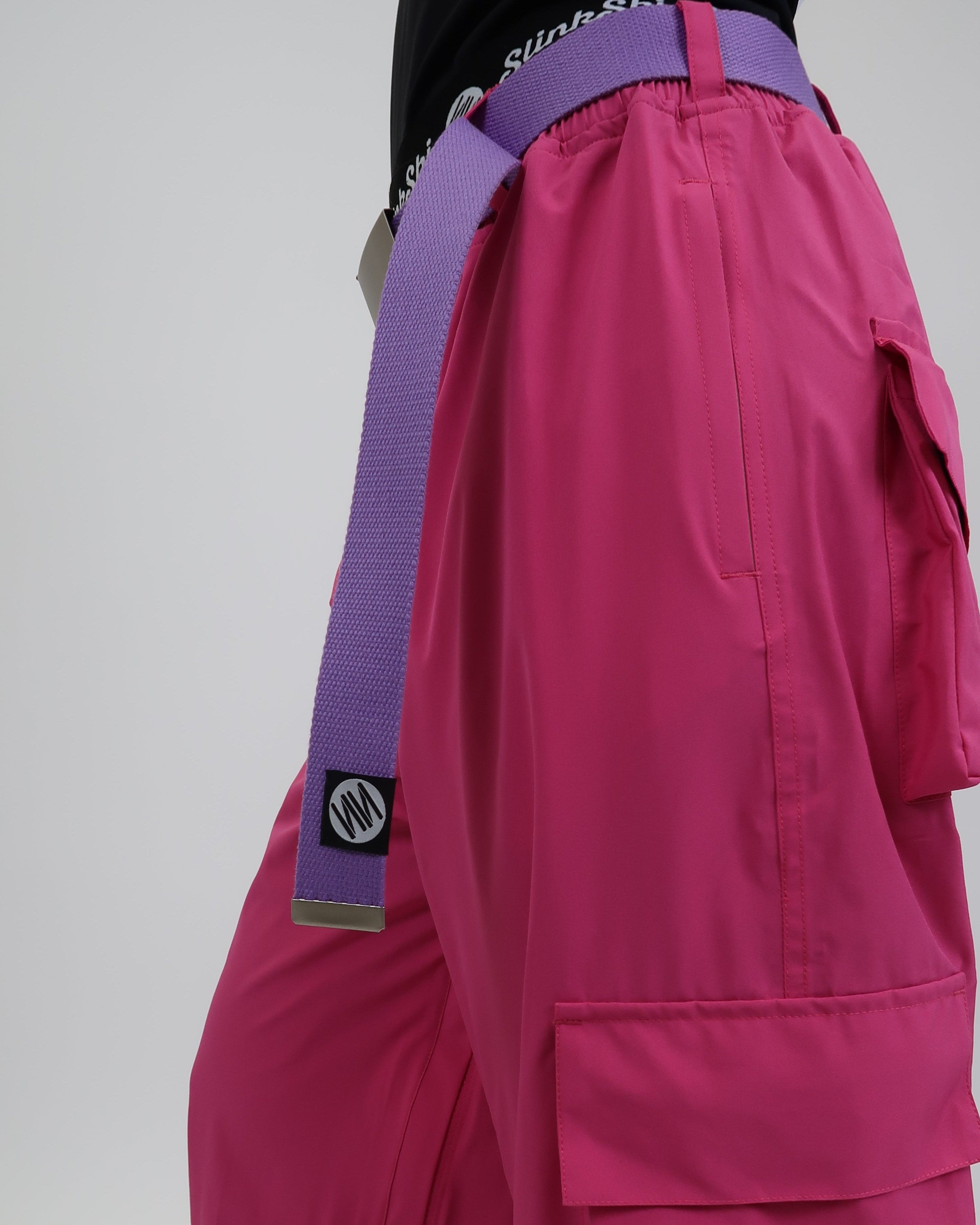 Baggy Ski Pants Hot Pink