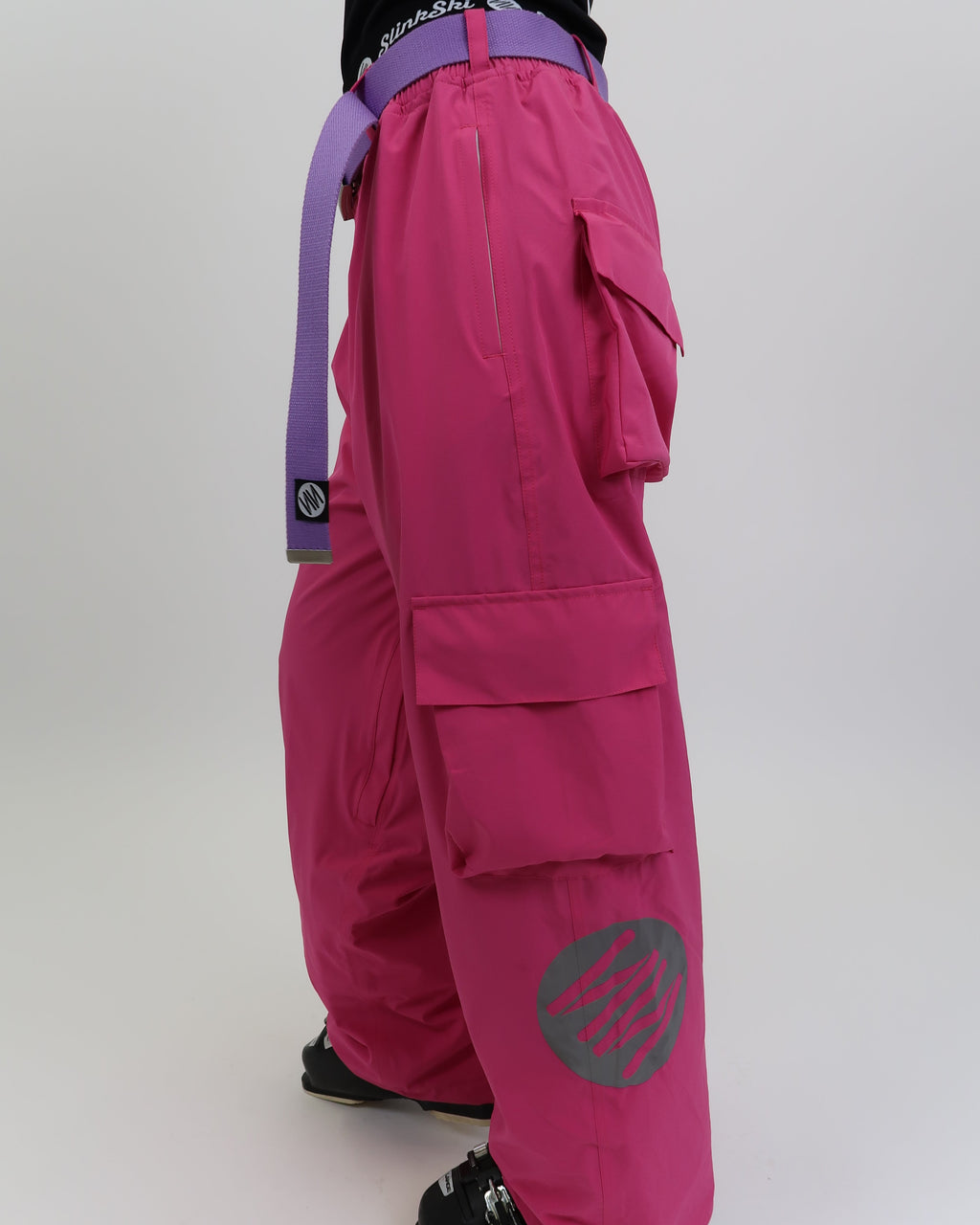 Baggy Ski Pants Hot Pink