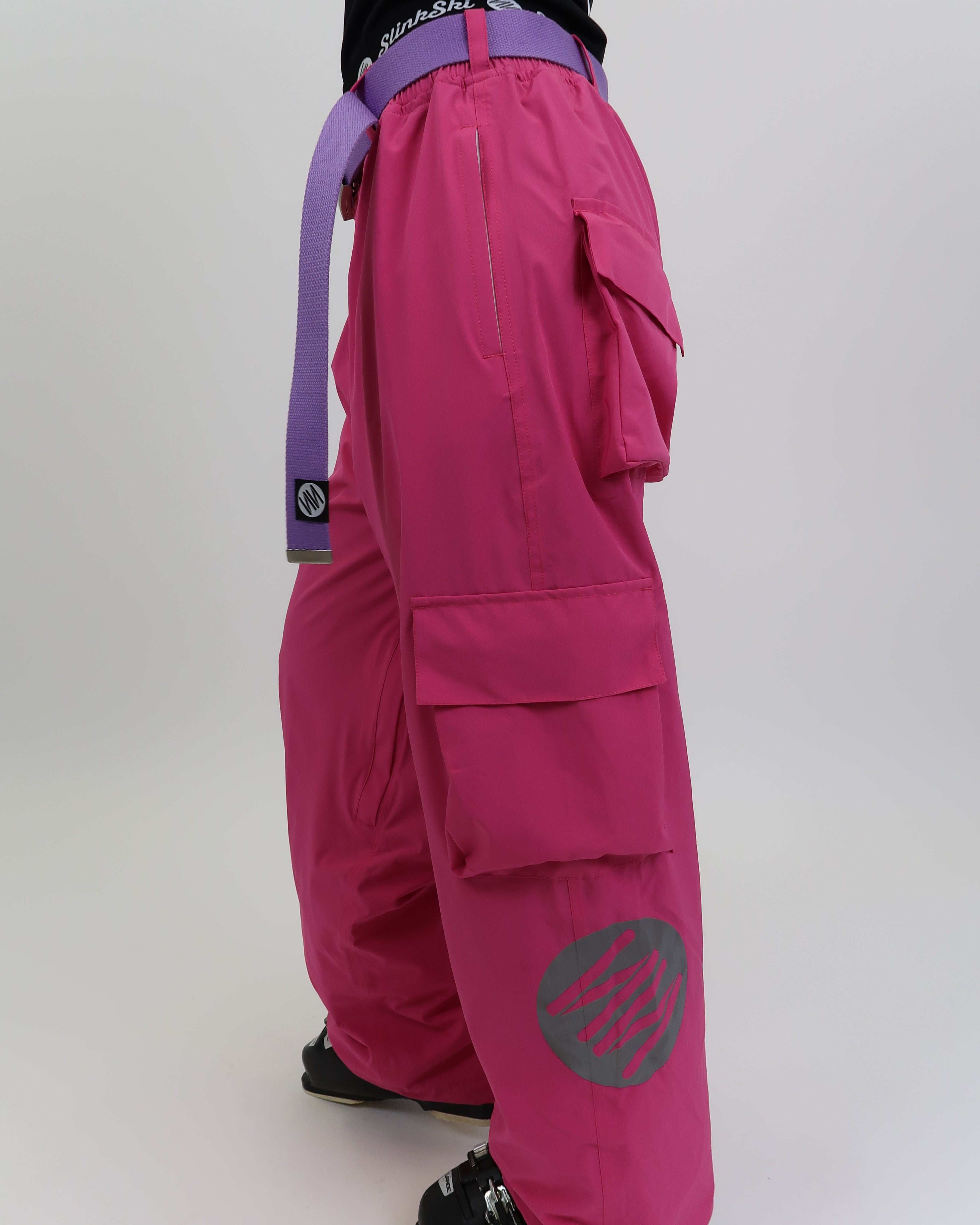 Baggy Ski Pants Hot Pink