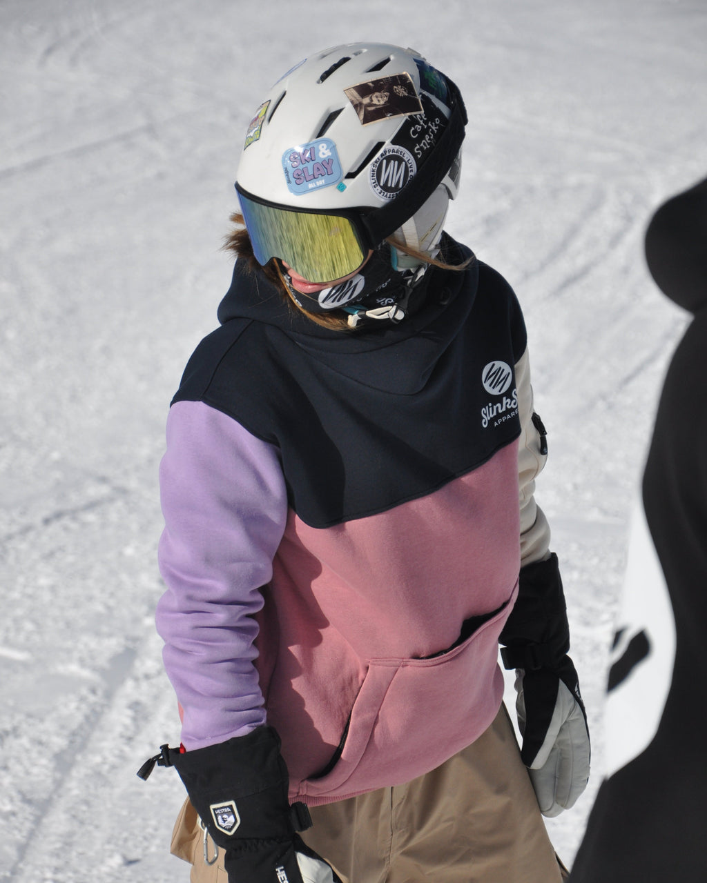 Riding Hoodie - Pink Mix