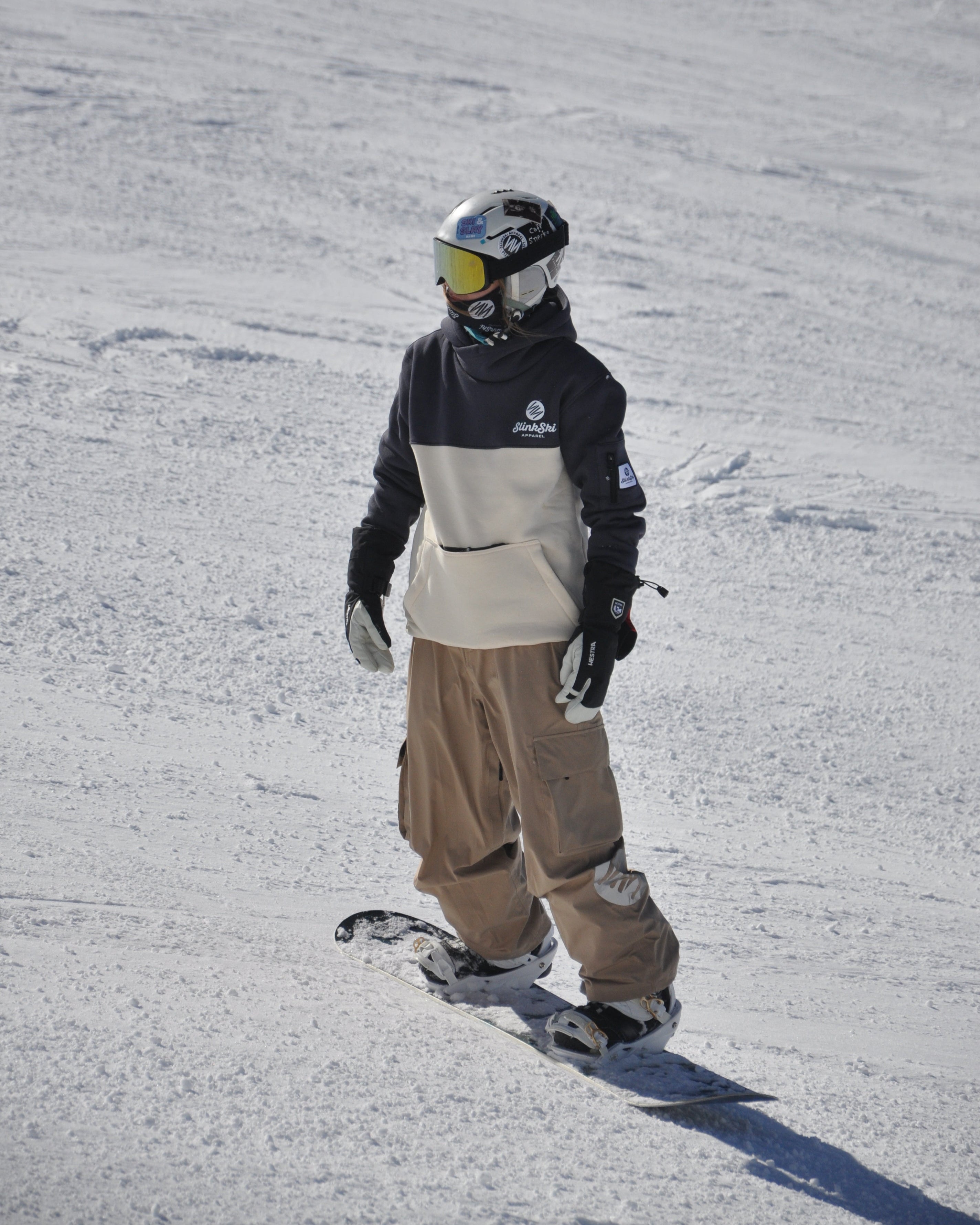 Baggy Ski Pants Beige
