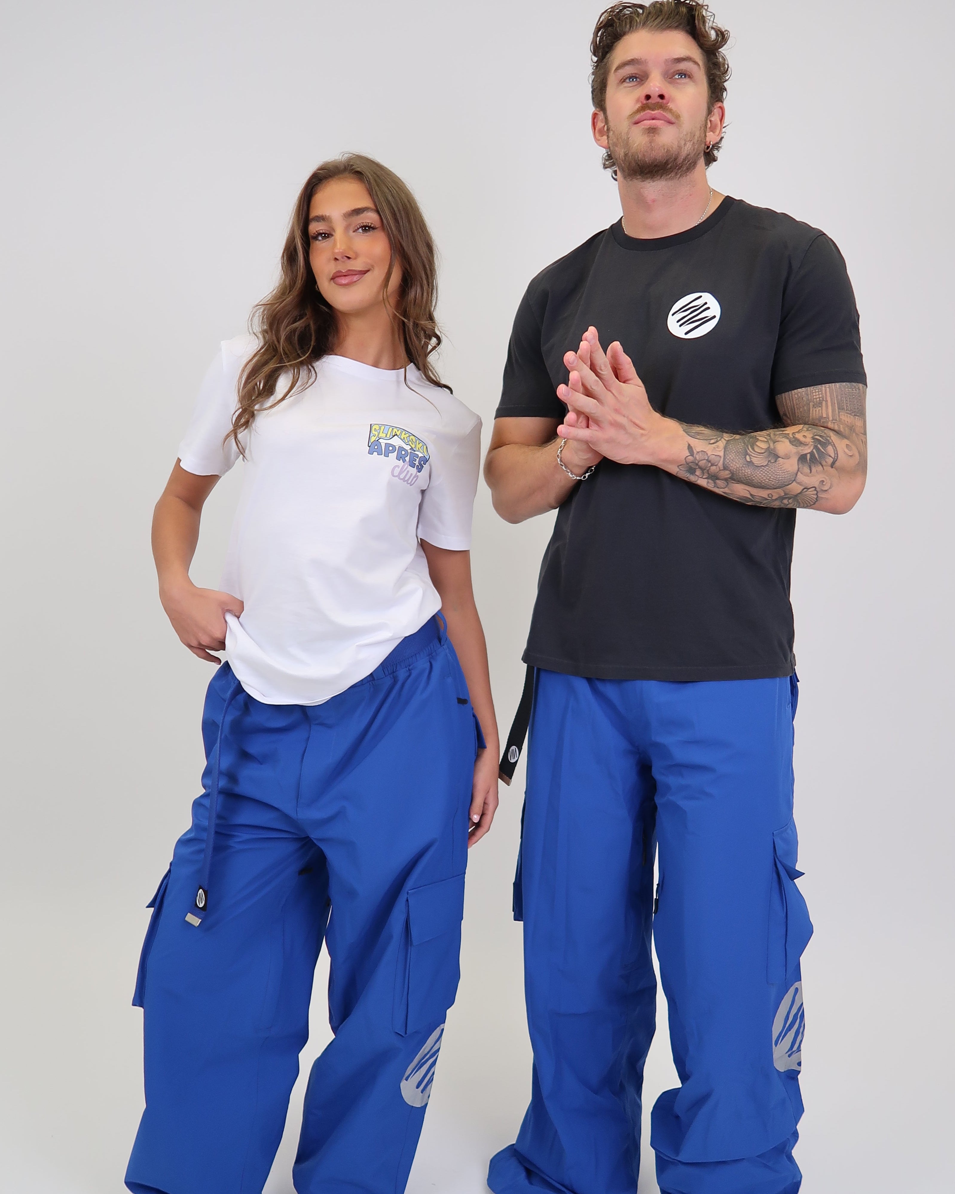 Baggy Ski Pants Blue