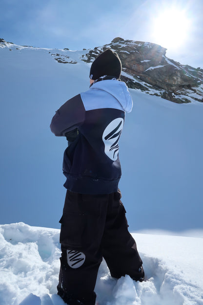 Kids Riding Hoodie - Blue Mix