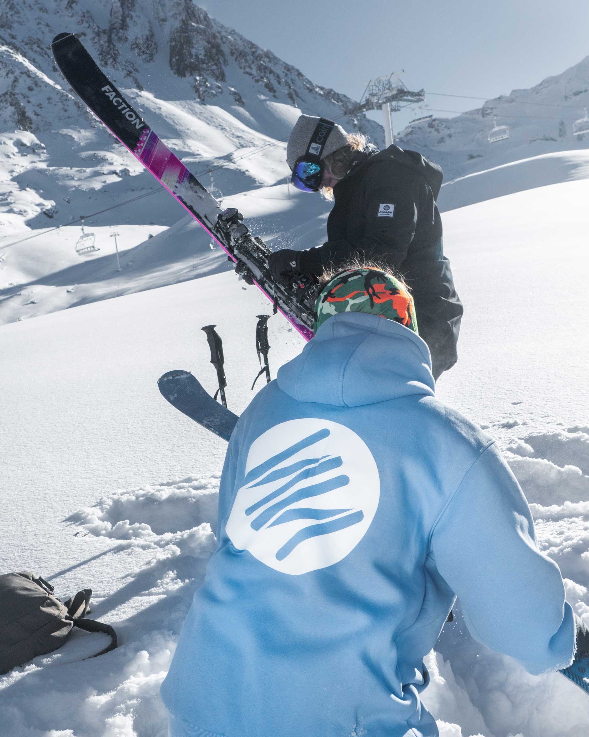 Classic Riding Hoodie Blue