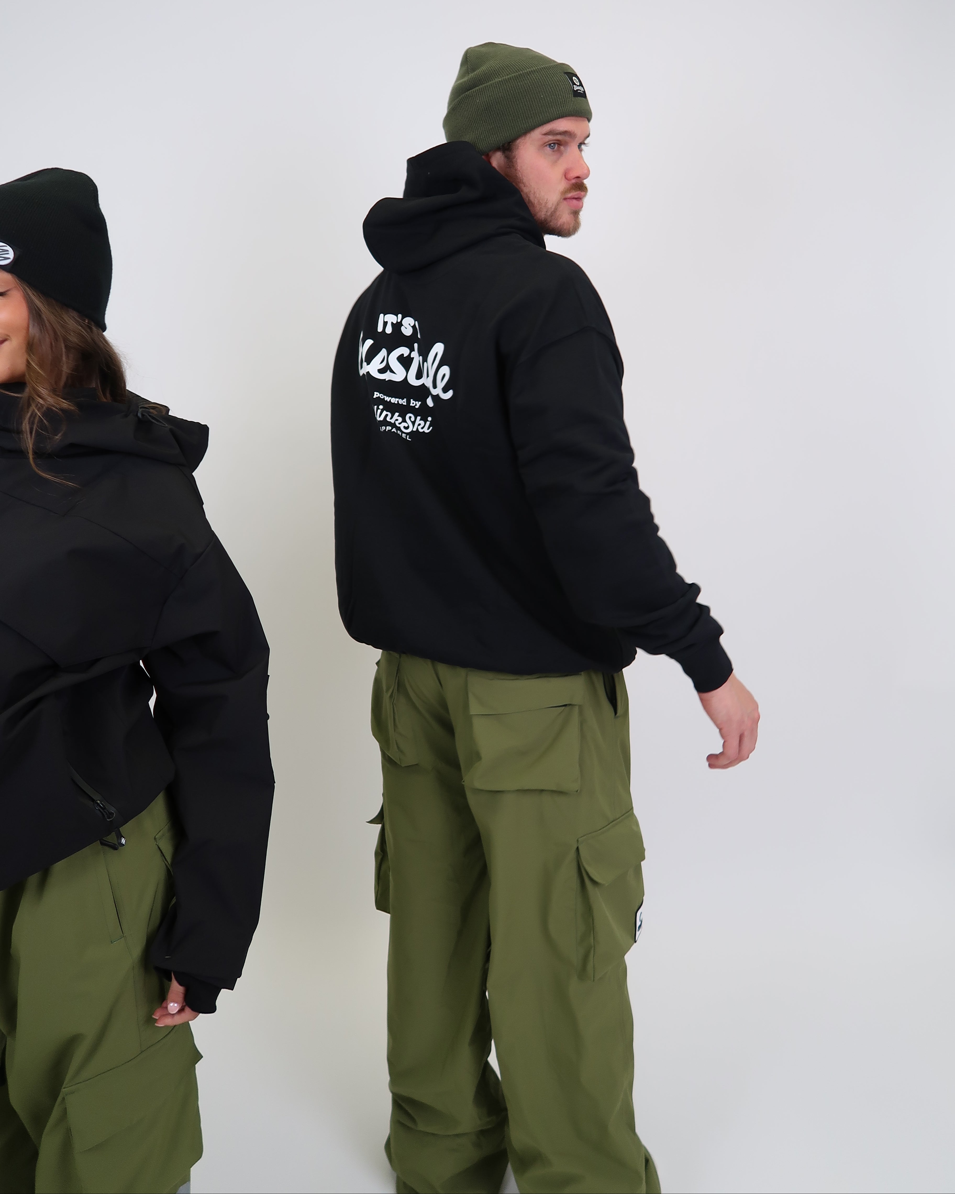 Baggy Ski Pants Khaki