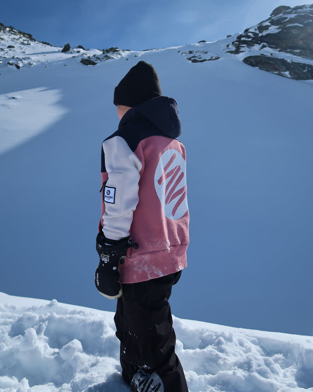 Kids Riding Hoodie - Pink Mix