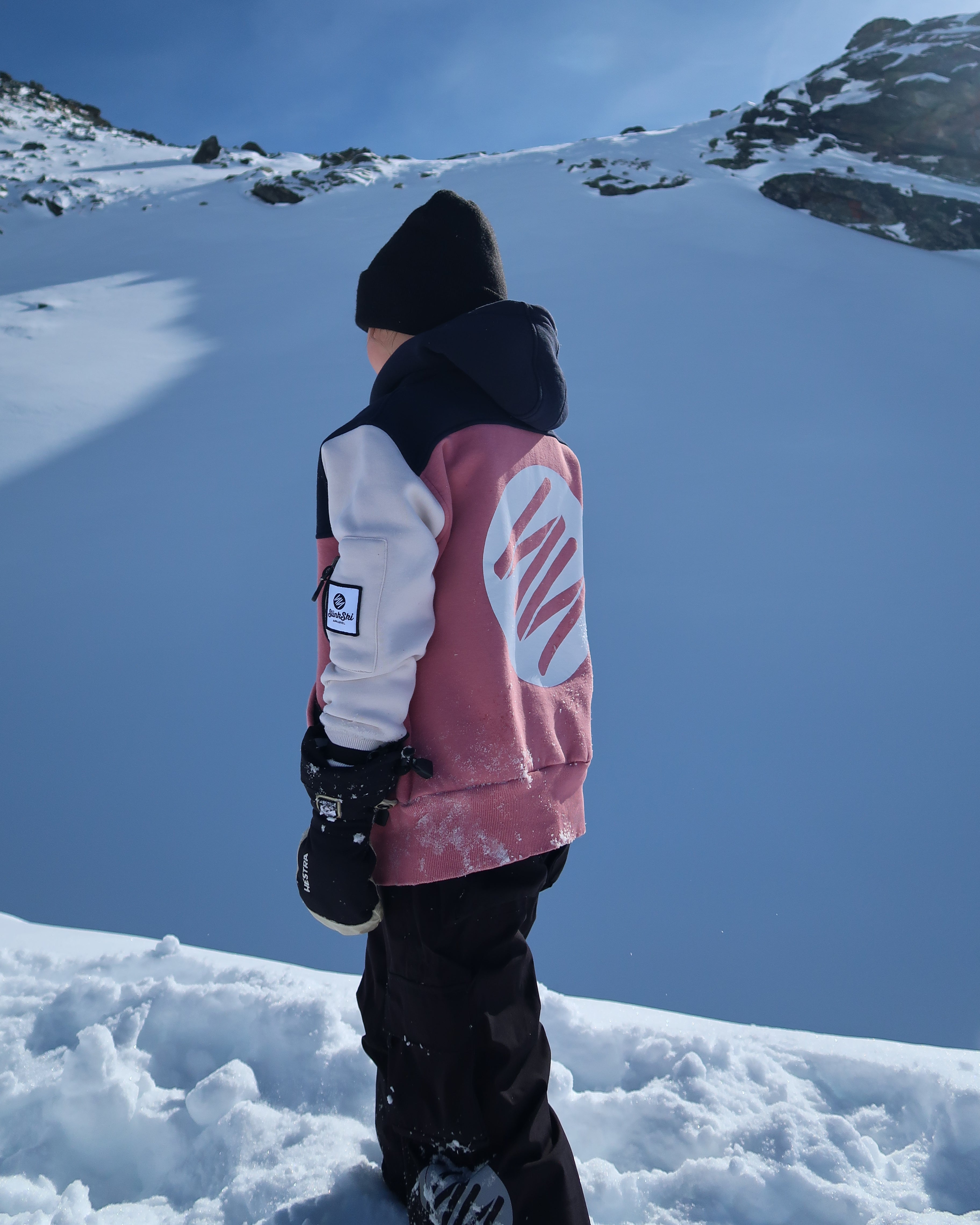 Kids Riding Hoodie - Pink Mix
