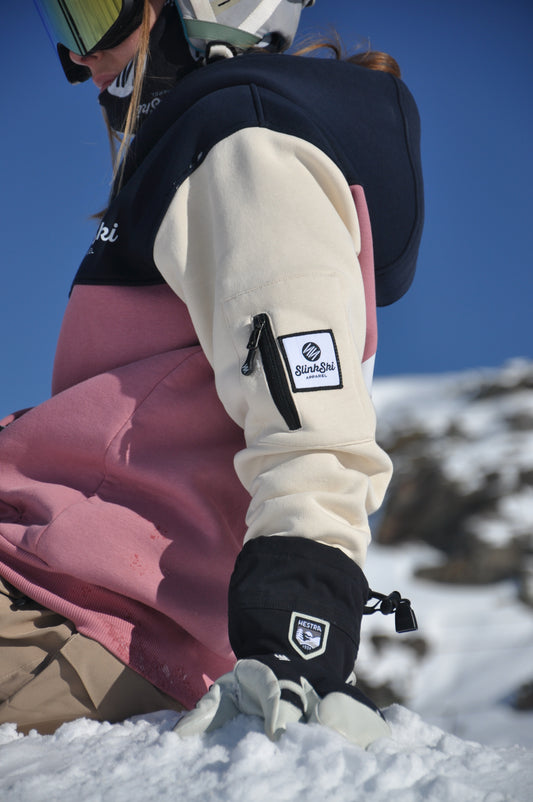 Riding Hoodie - Pink Mix
