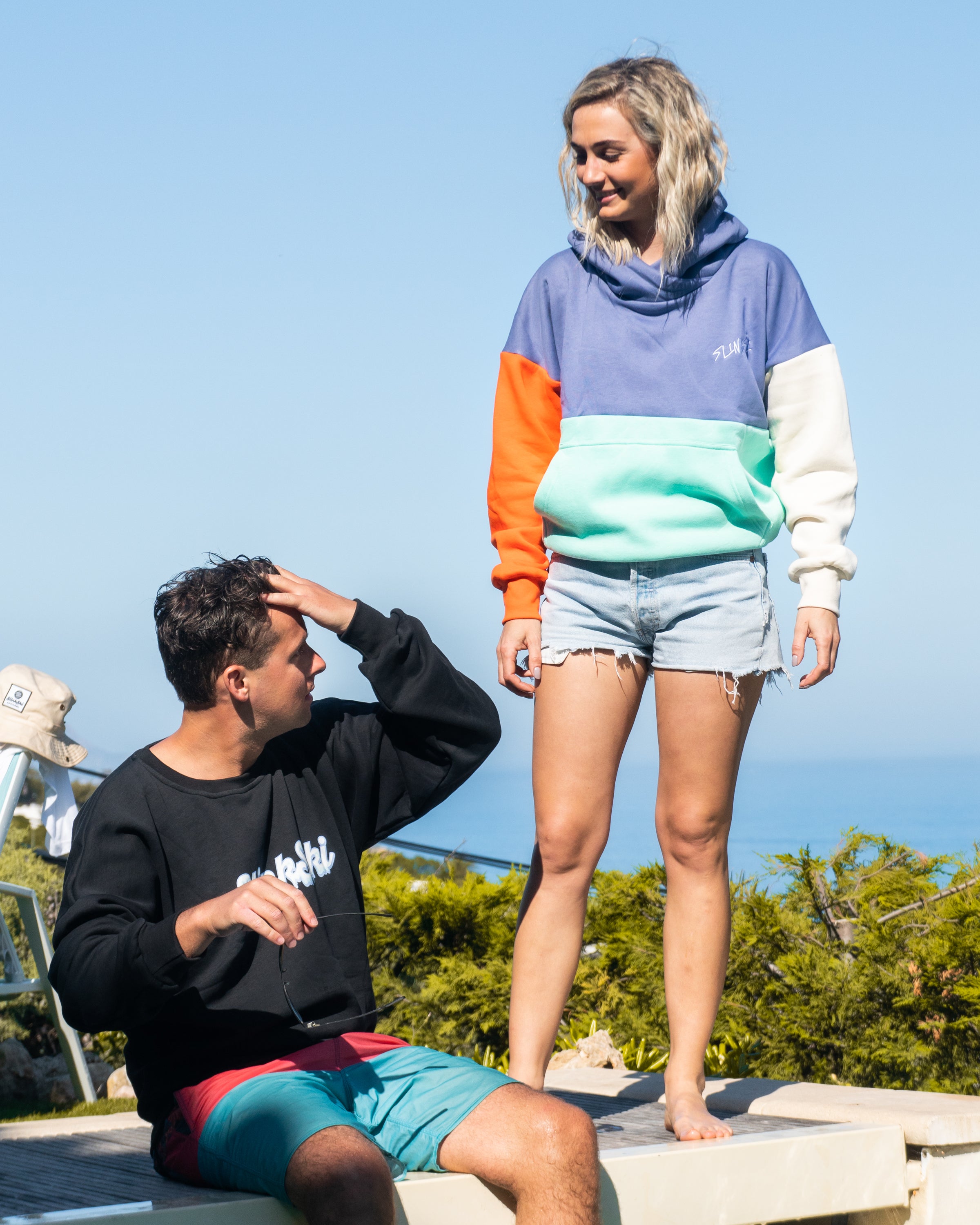 Retro Block Hoodie