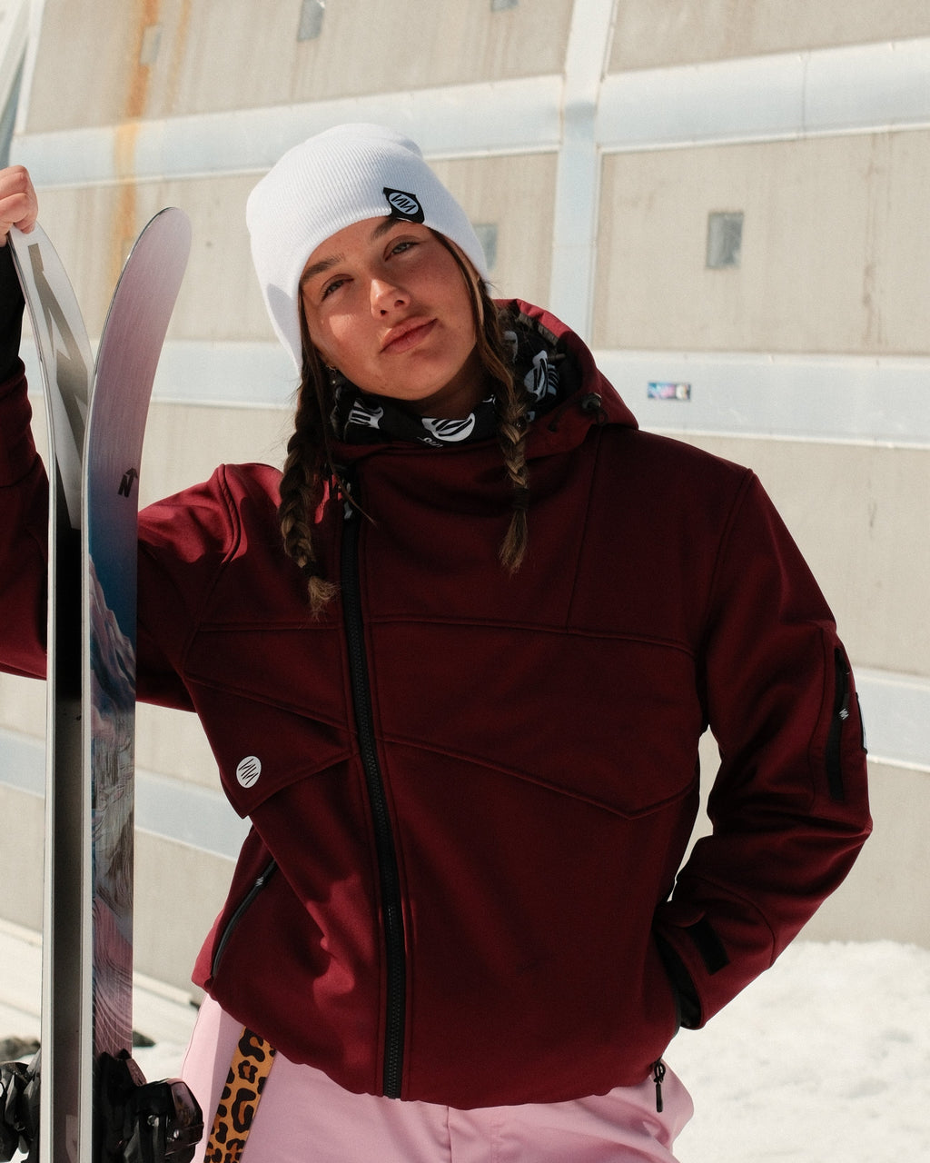 Bordeaux Tilt Shell Jacket