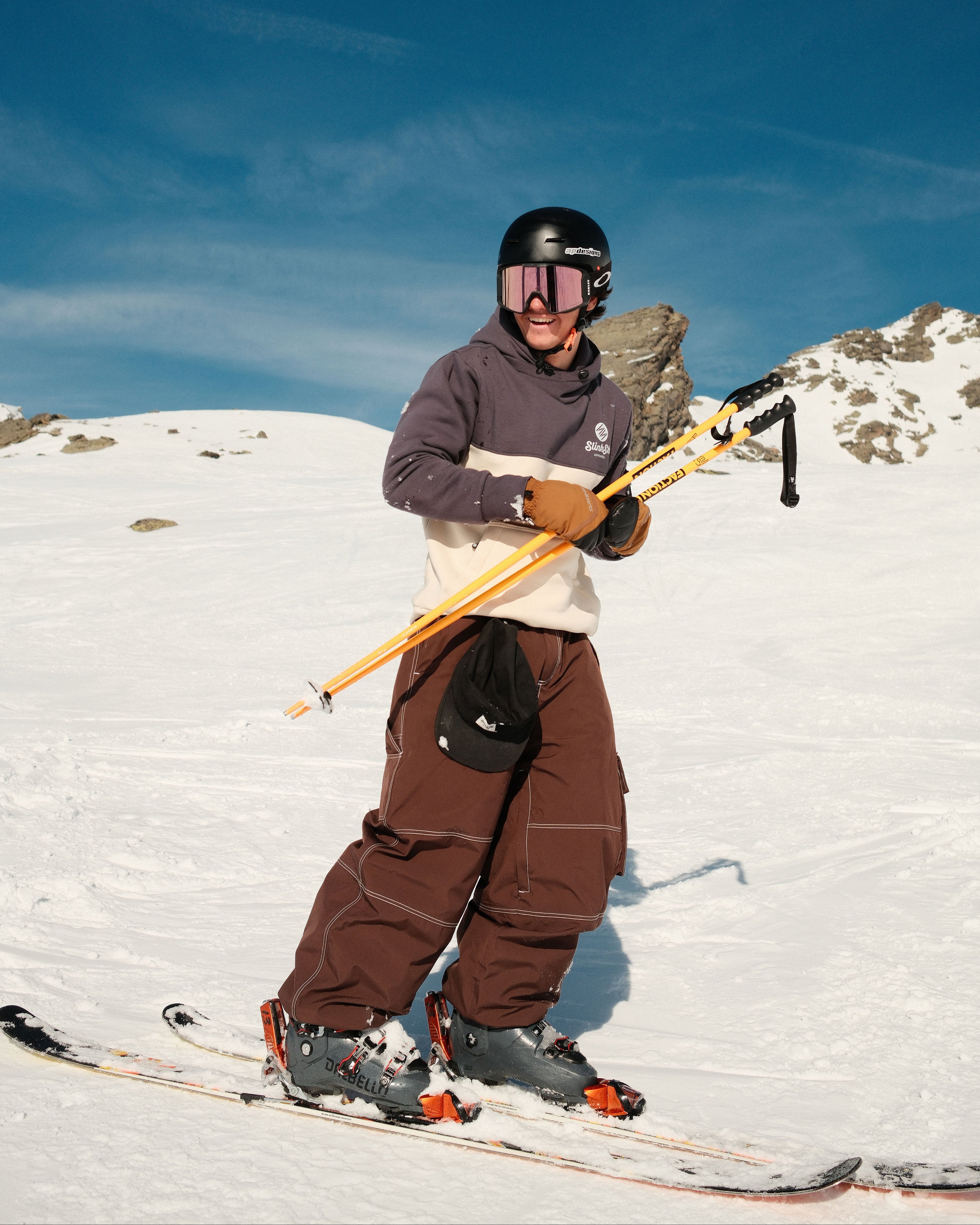 Espresso Baggy Ski Pants