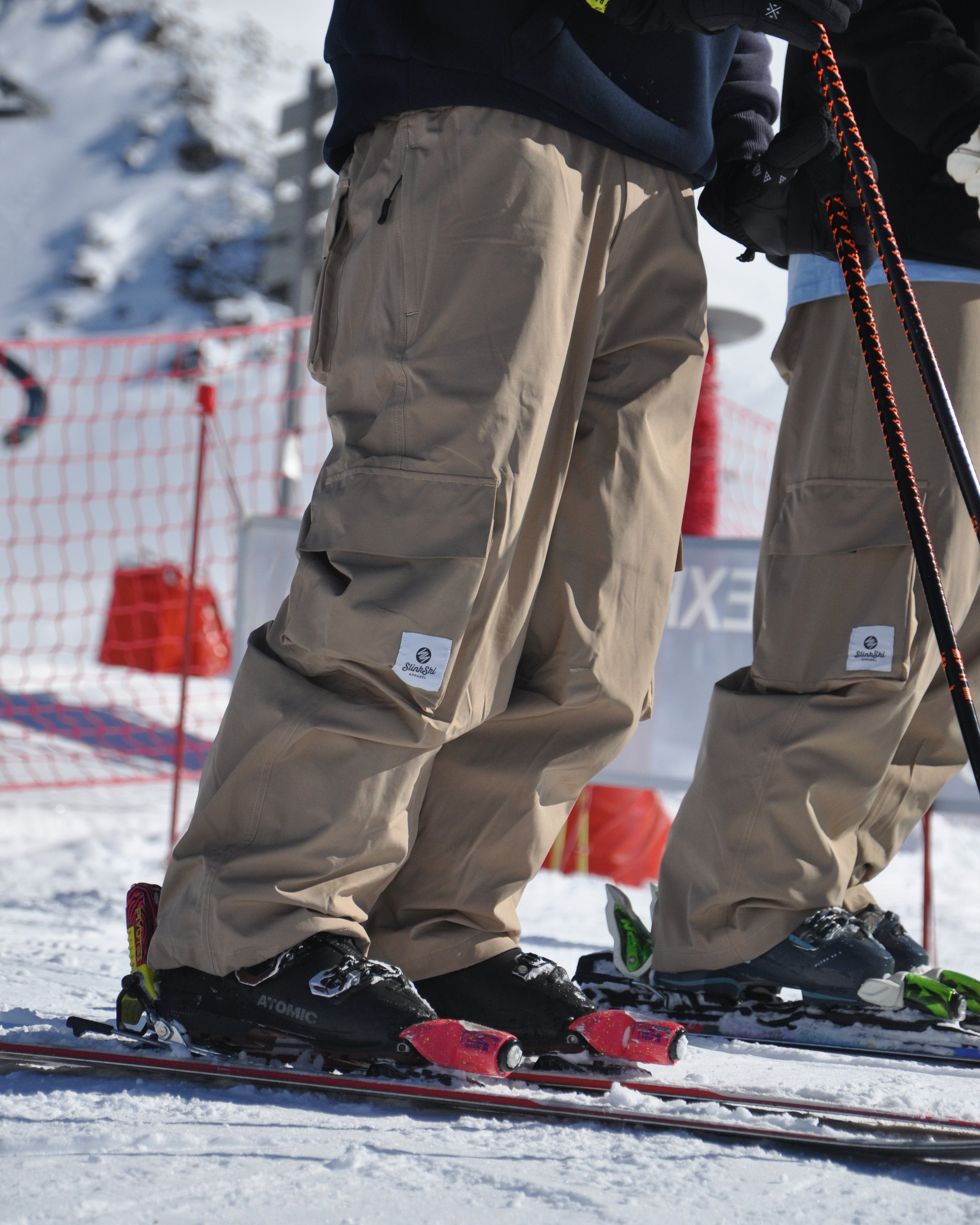 Baggy Ski Pants Beige