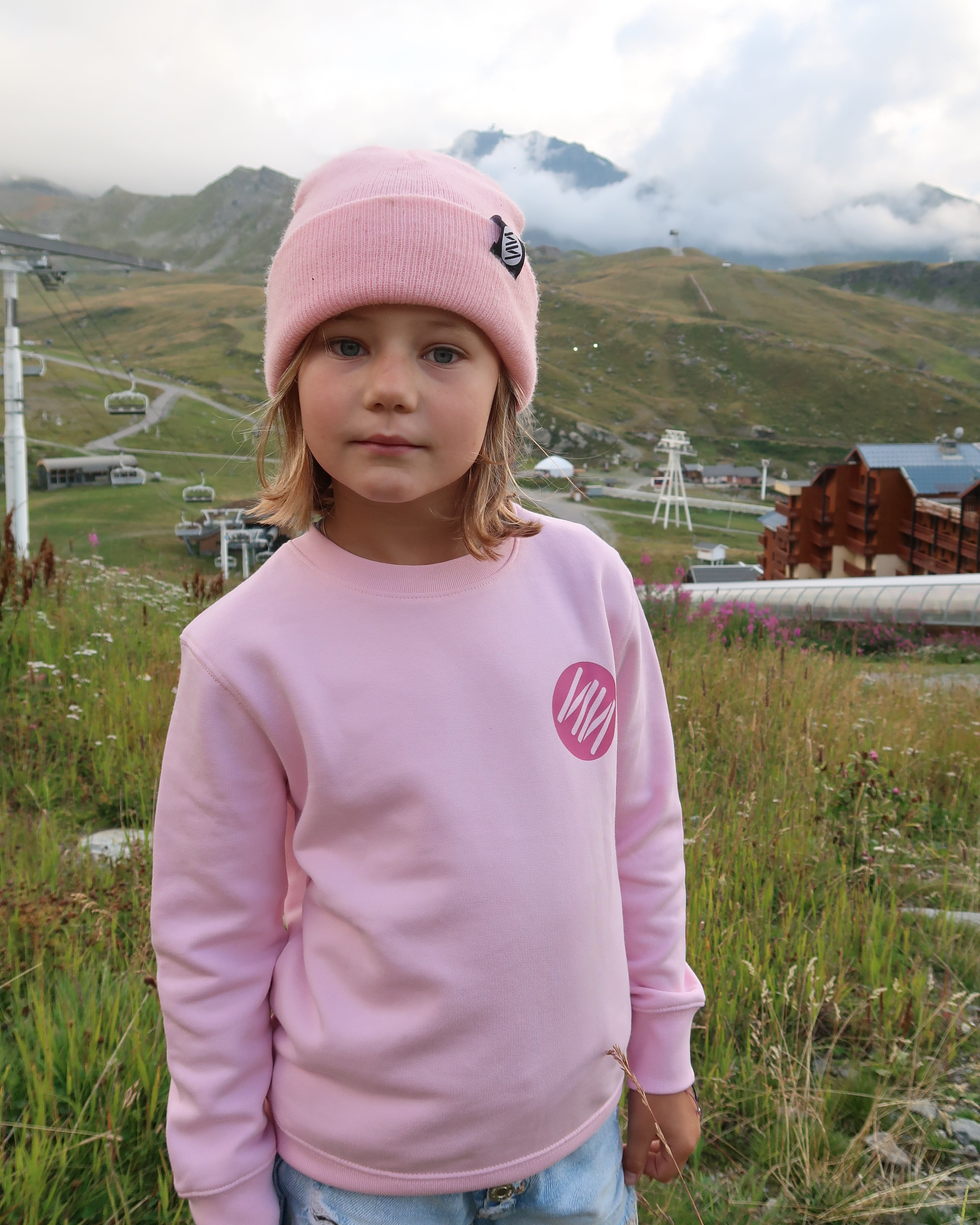 Mini Pink Block Jumper