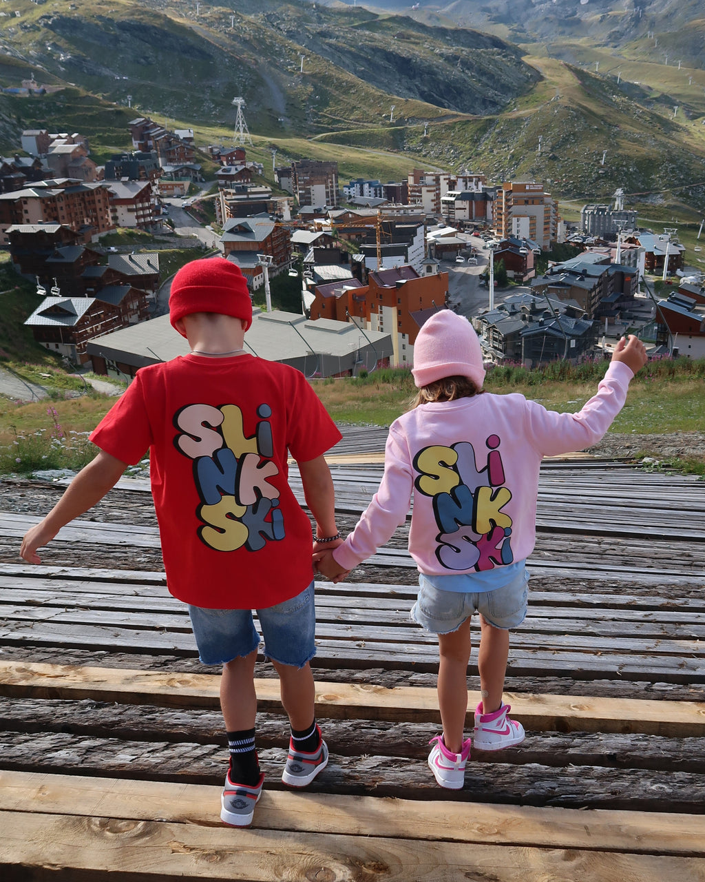 Mini Red Block Tee