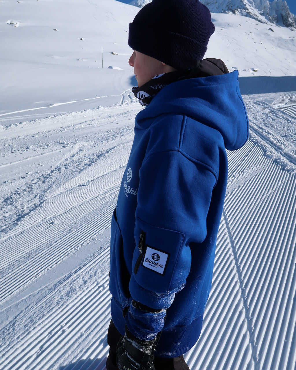 Kids Riding Hoodie - Royal Blue