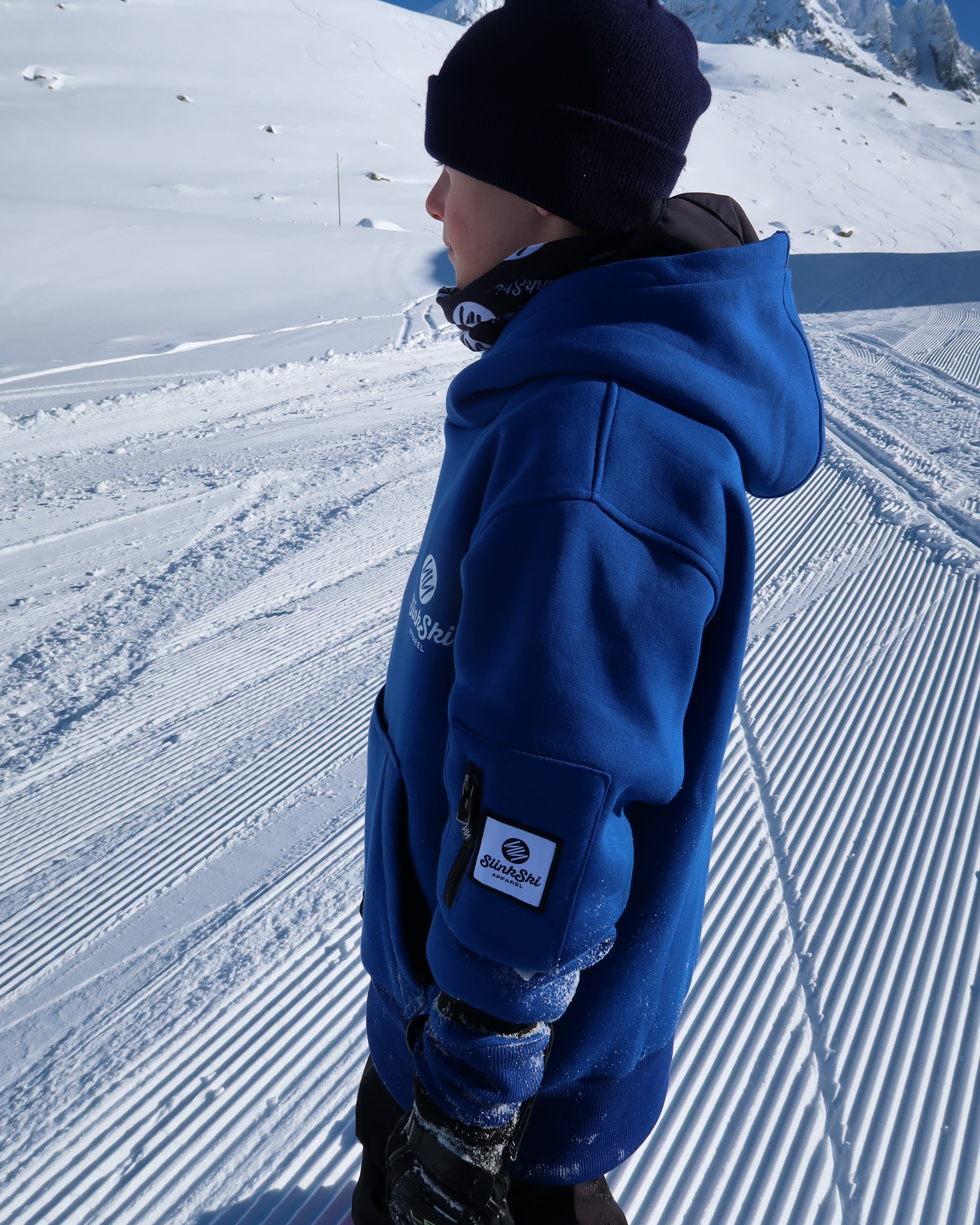 Kids Riding Hoodie - Royal Blue