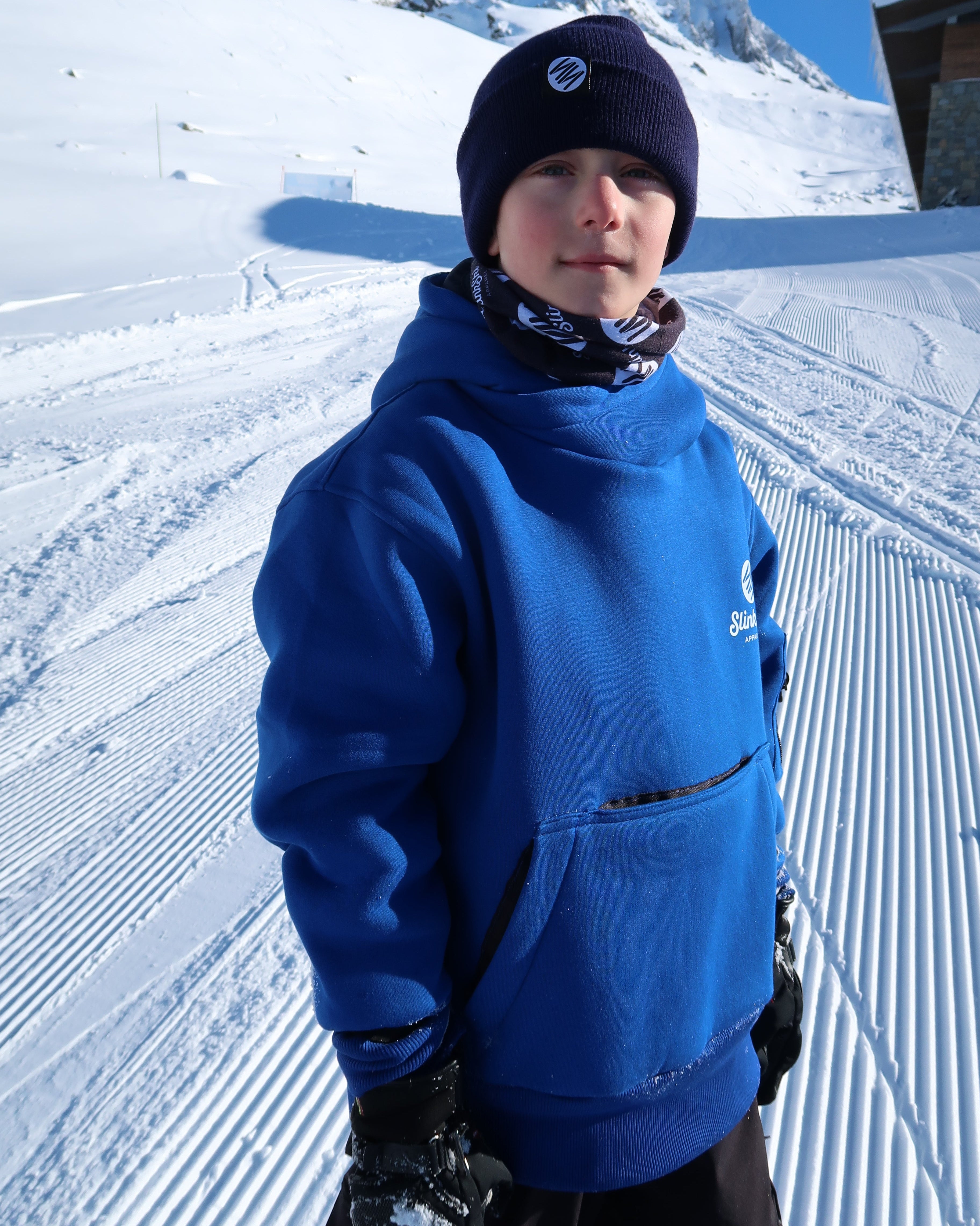 Kids Riding Hoodie - Royal Blue