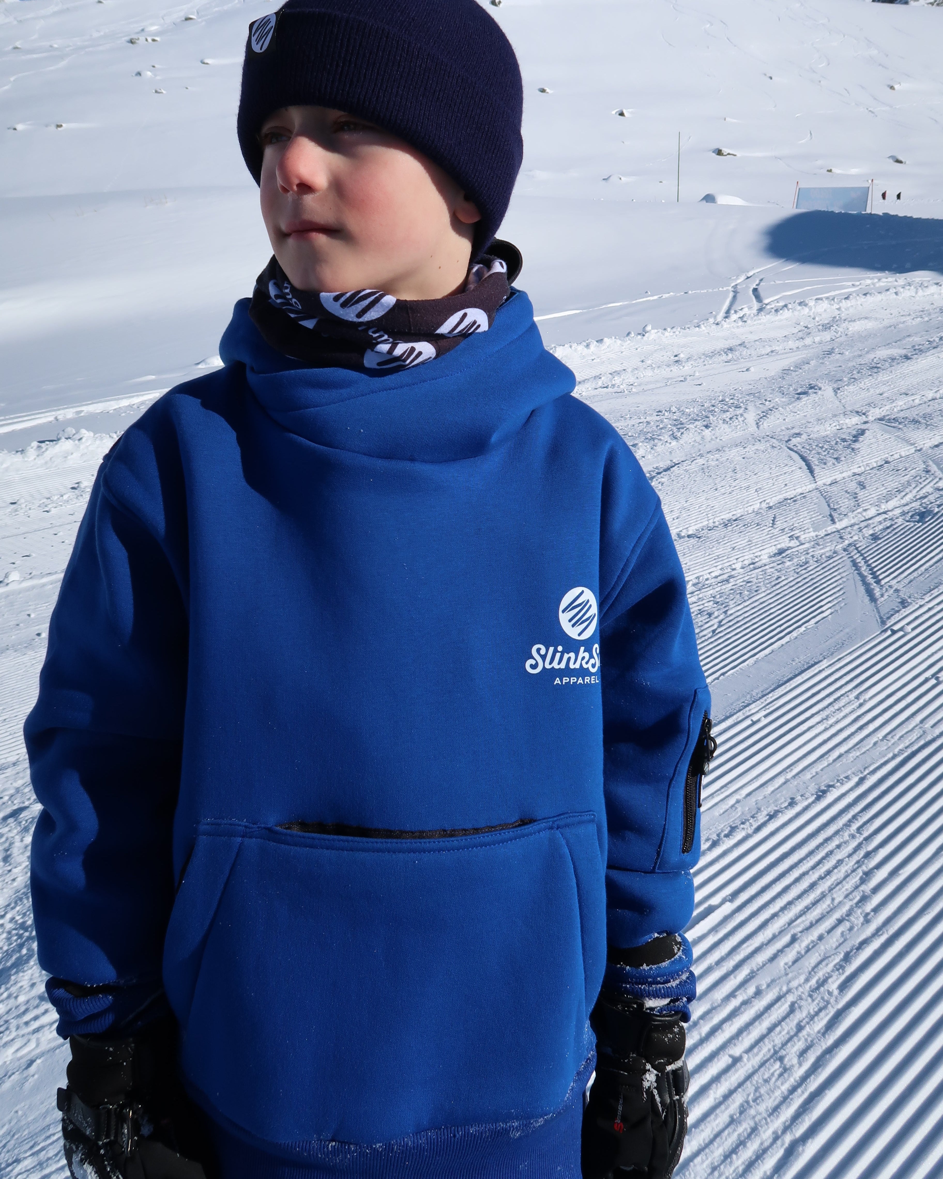 Kids Riding Hoodie - Royal Blue