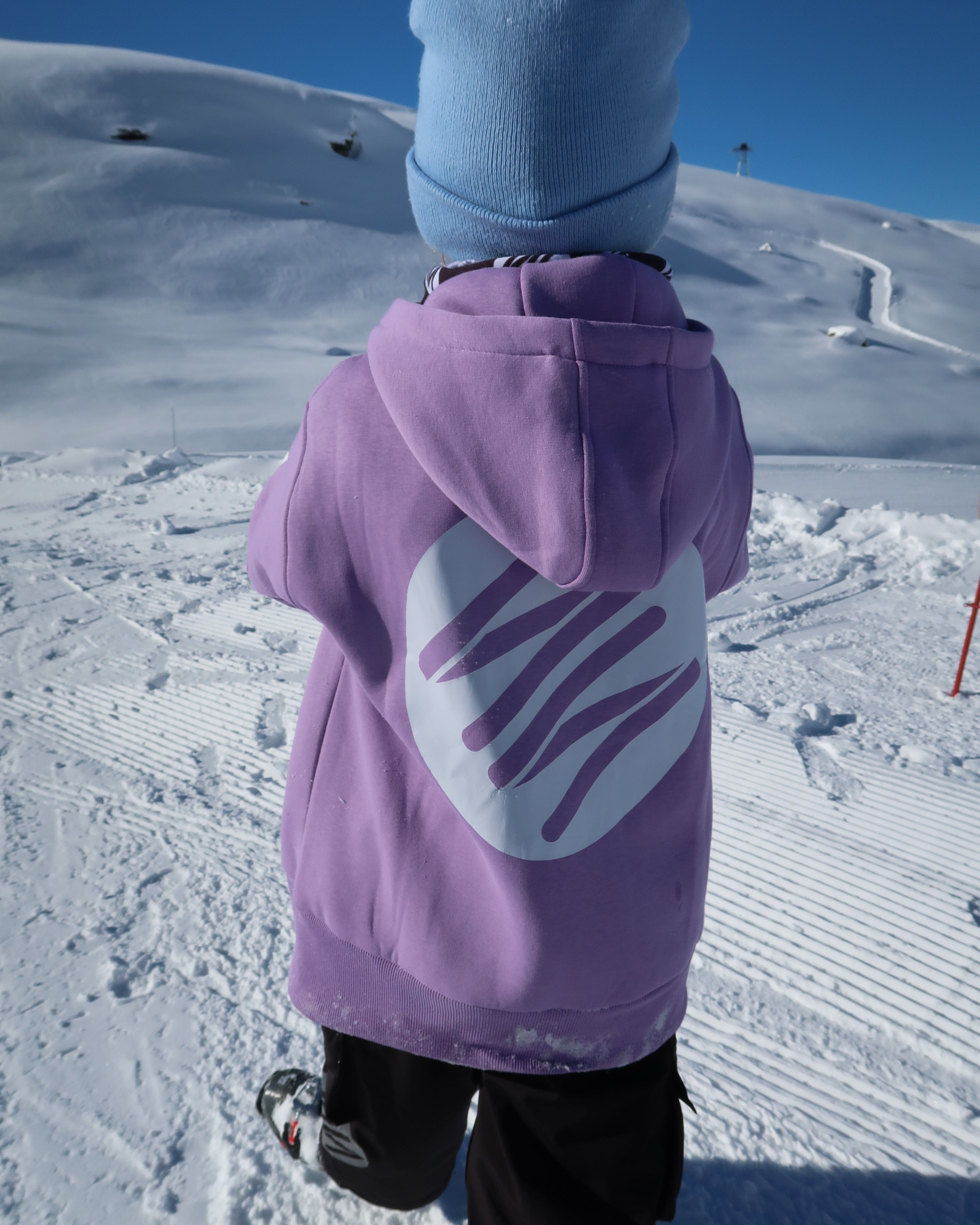 Kids Riding Hoodie - Lilac