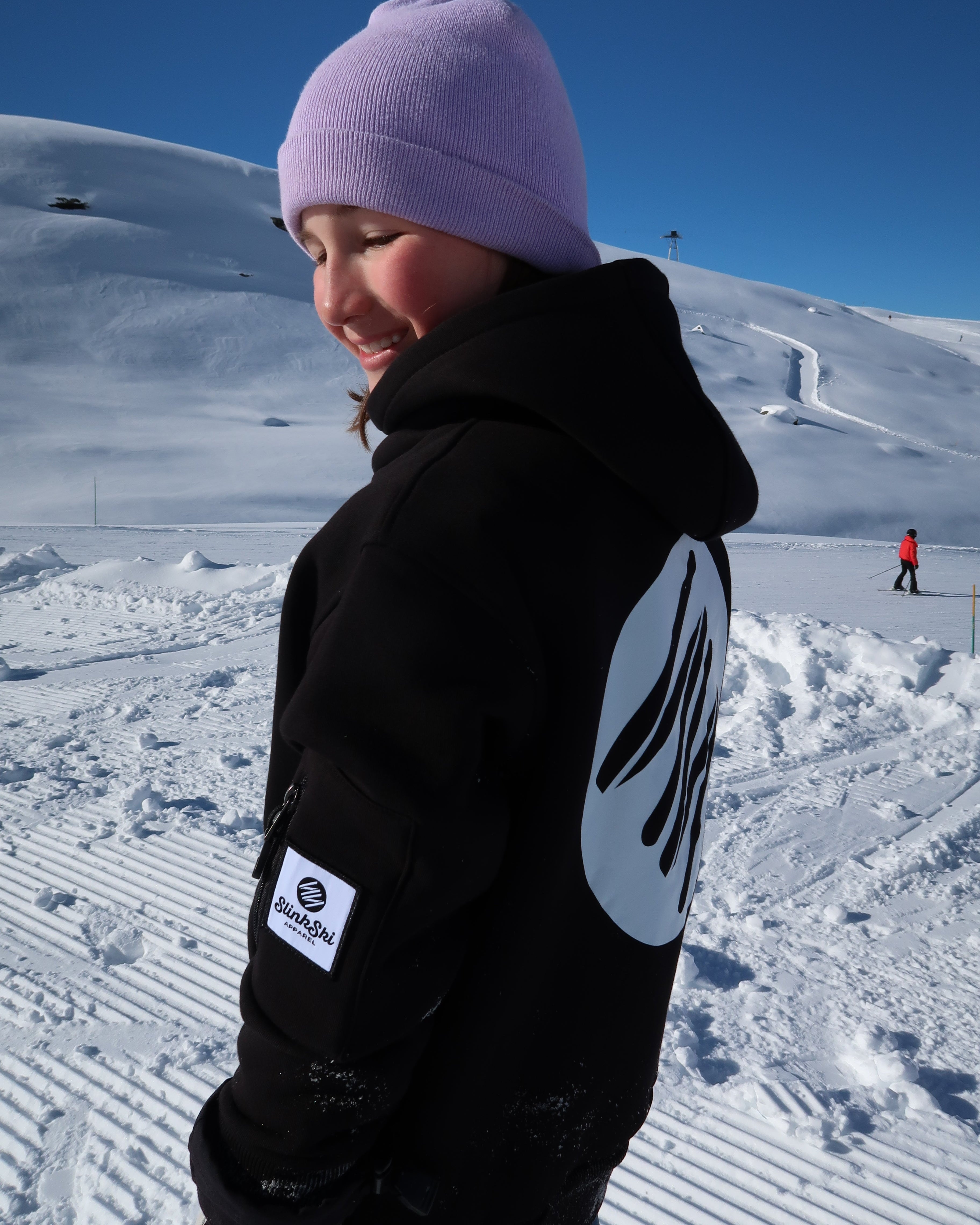 Kids Riding Hoodie - Black