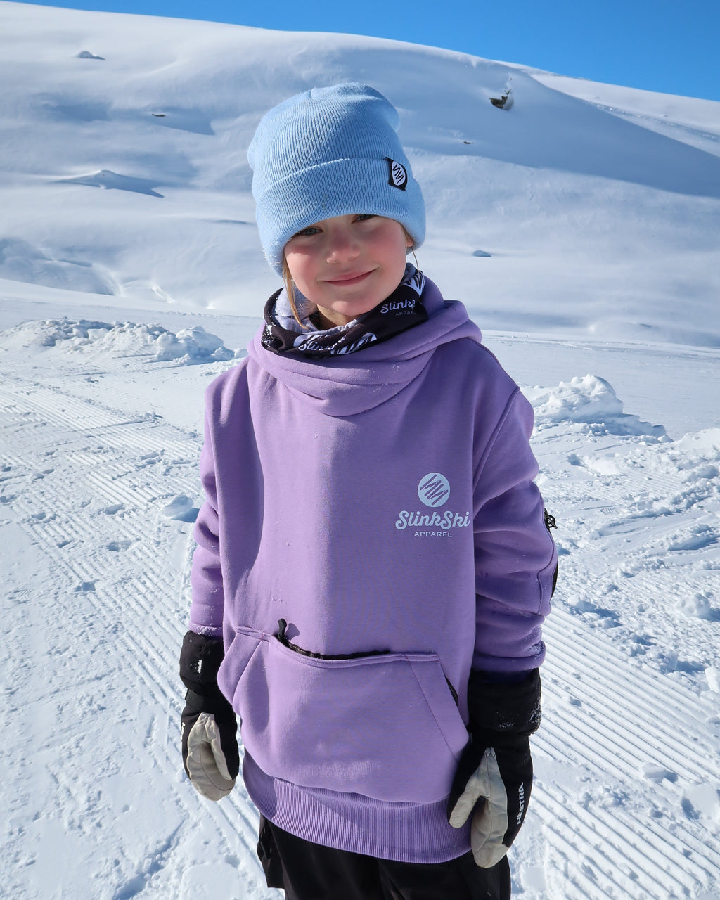 Kids Riding Hoodie - Lilac