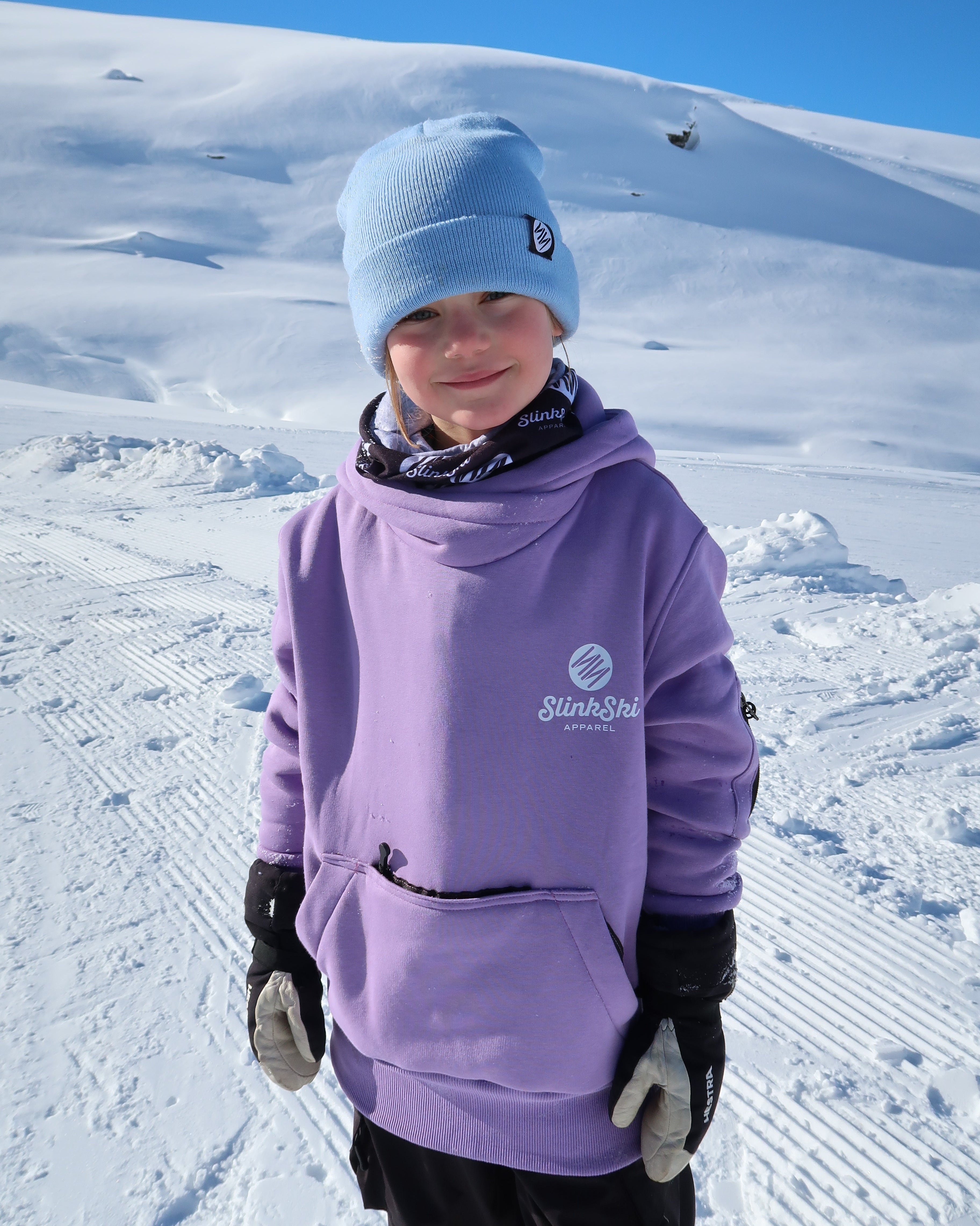 Kids Riding Hoodie - Lilac