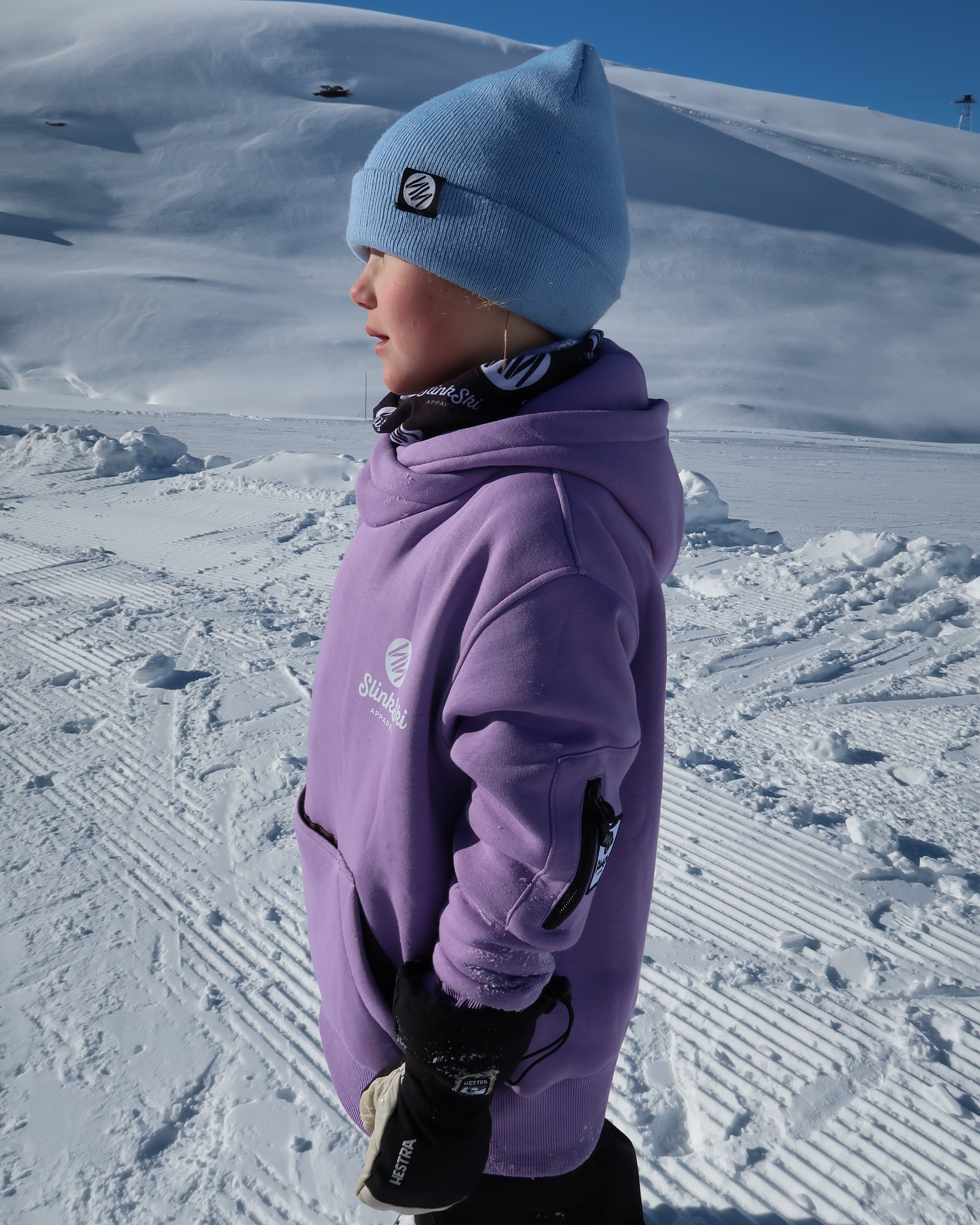 Kids Riding Hoodie - Lilac