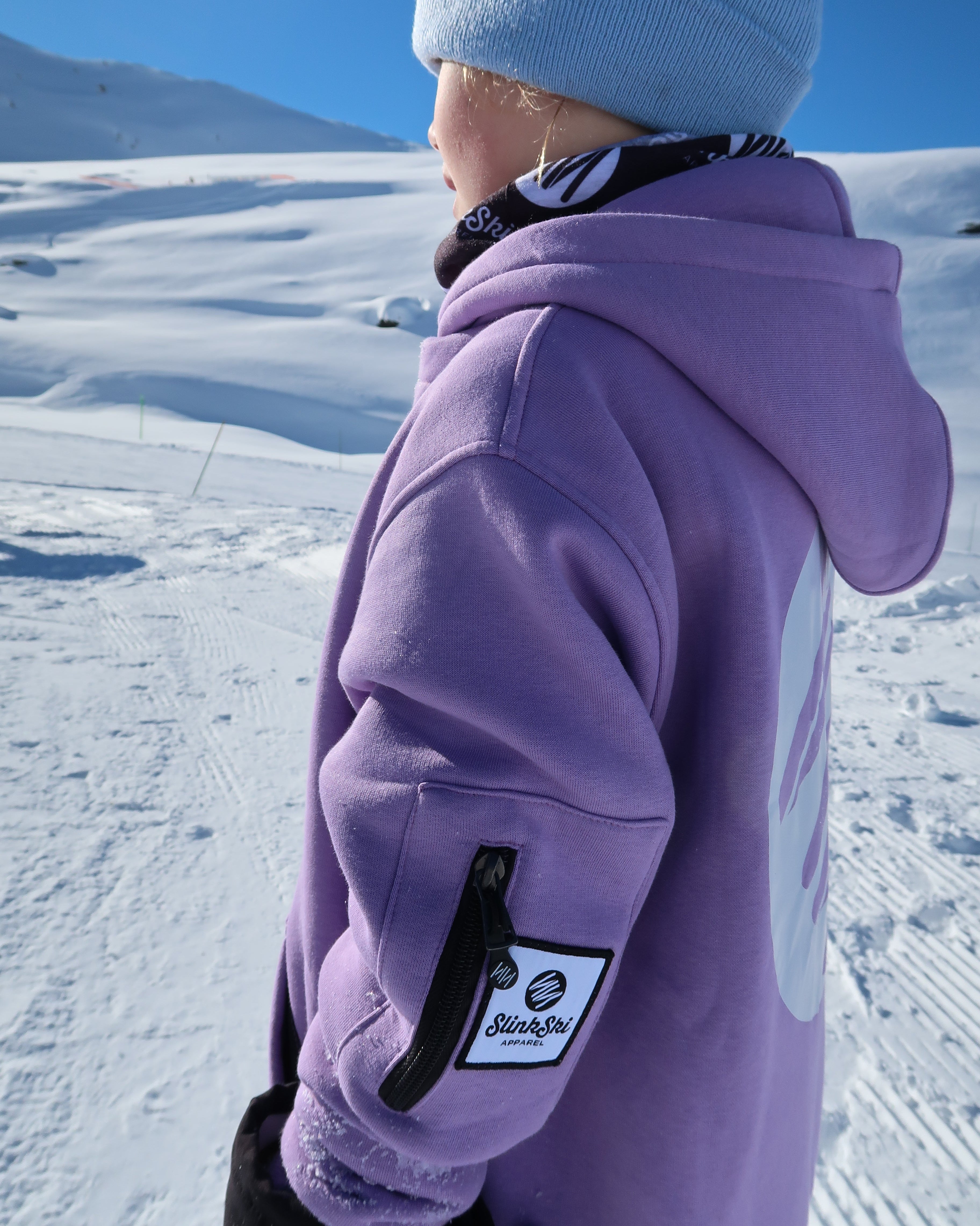 Kids Riding Hoodie - Lilac