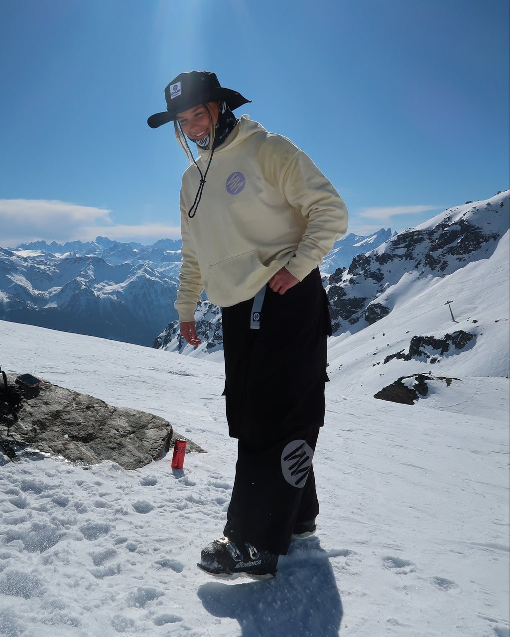 Black Baggy Ski Pants