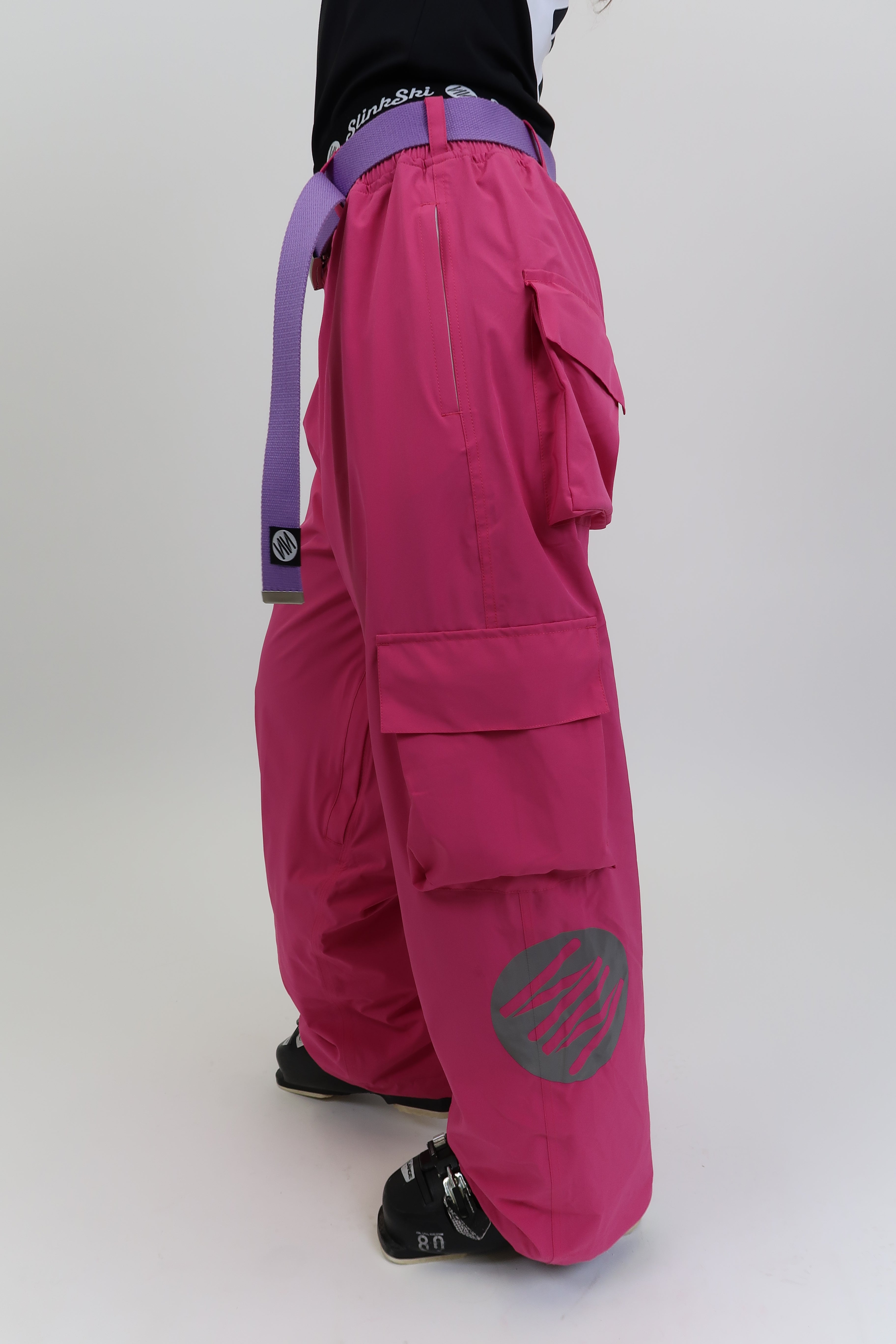 Baggy Ski Pants Black