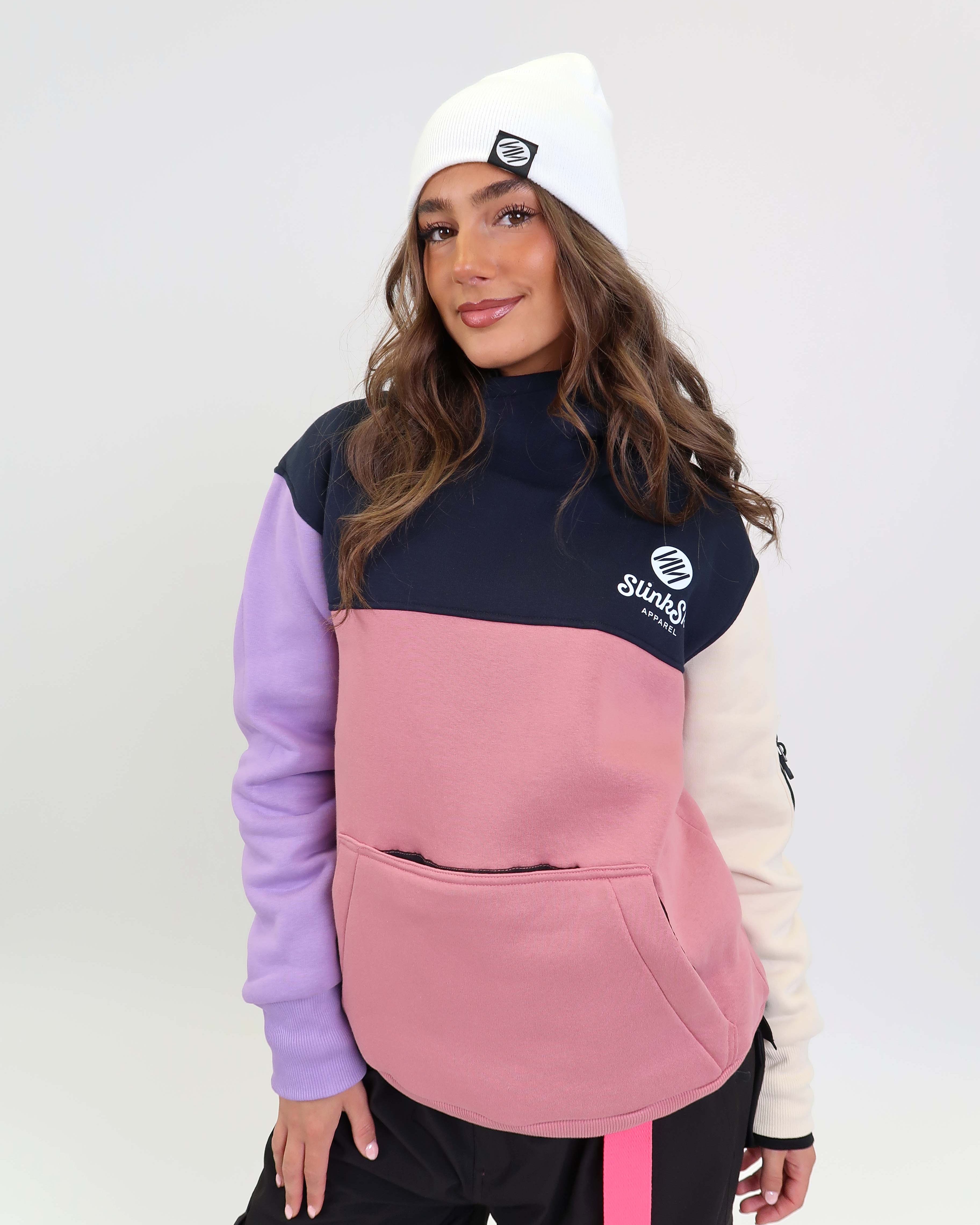 Riding Hoodie - Pink Mix