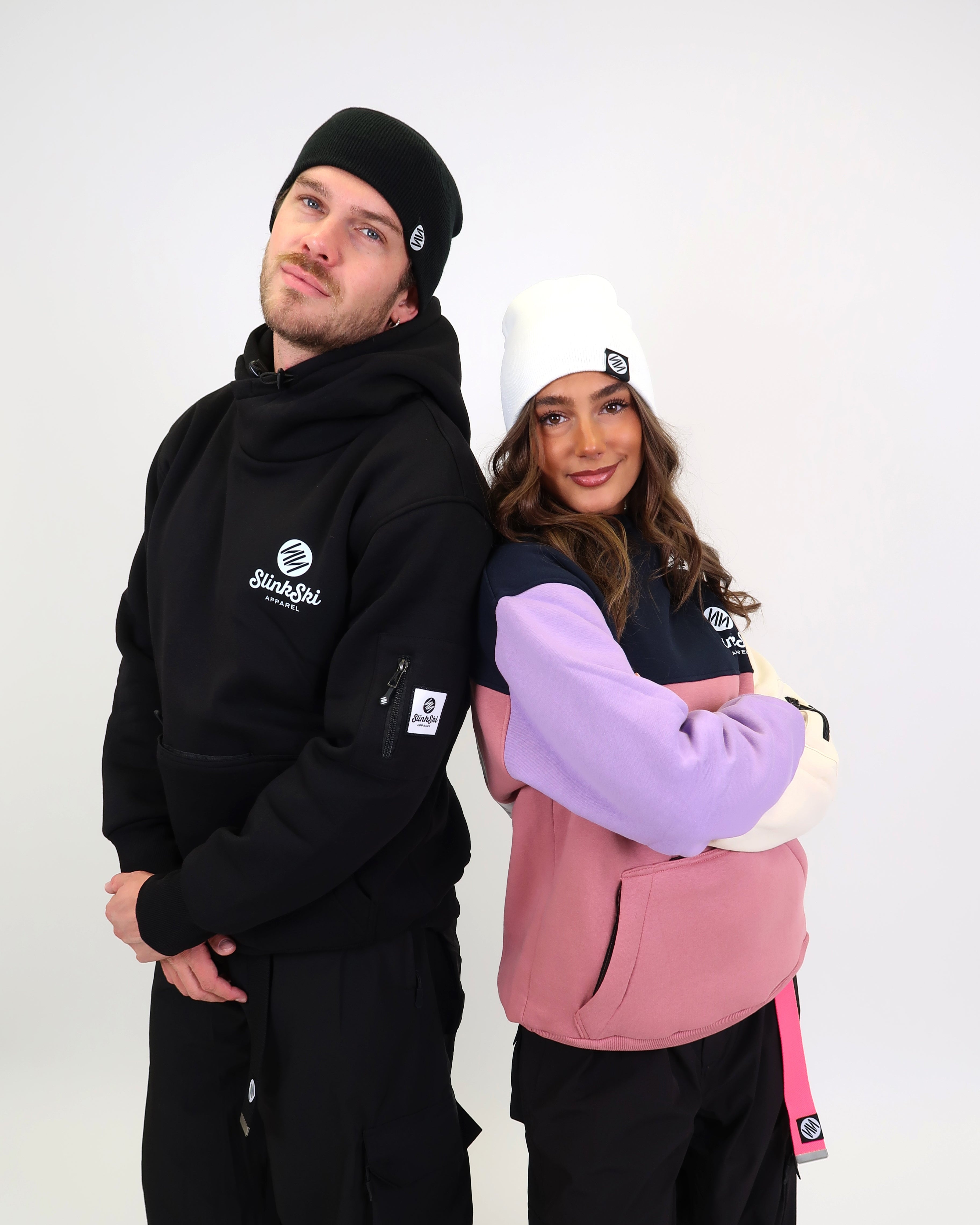 Riding Hoodie - Pink Mix