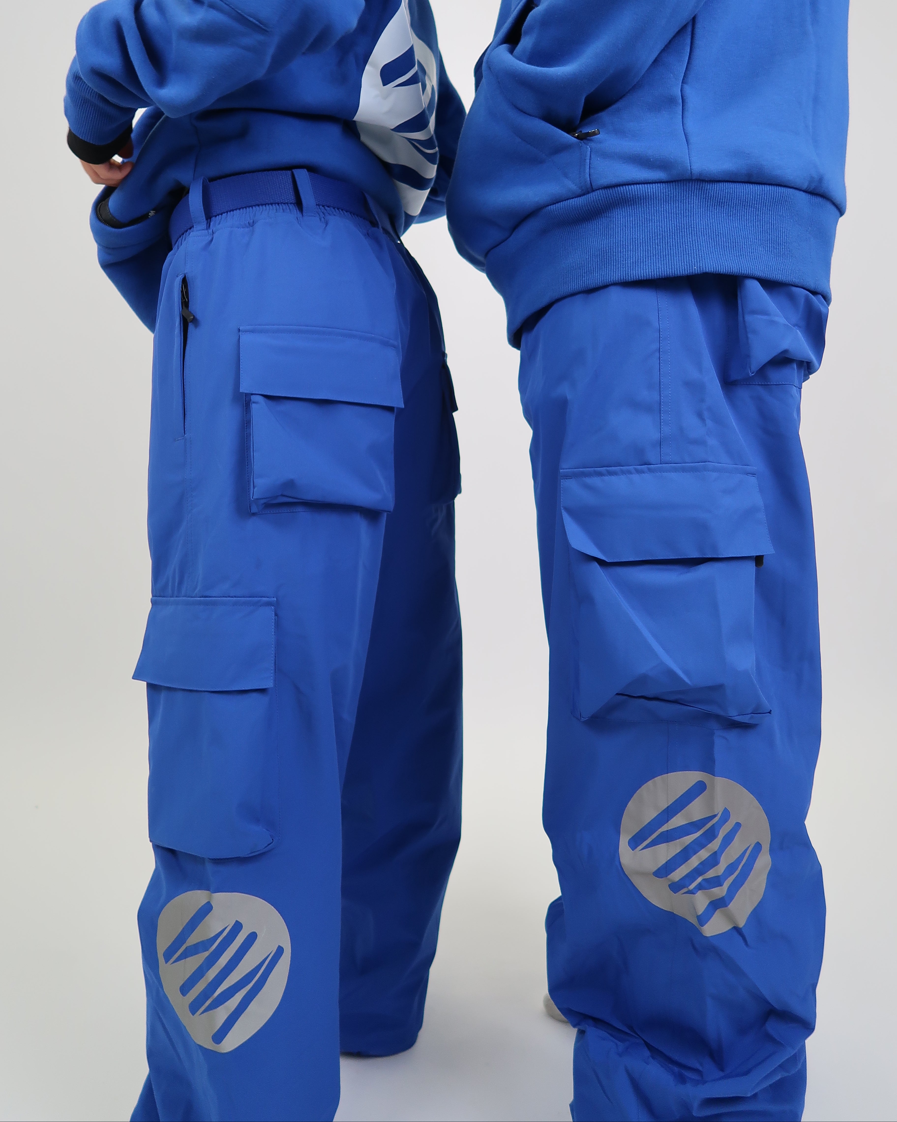 Baggy Ski Pants Blue