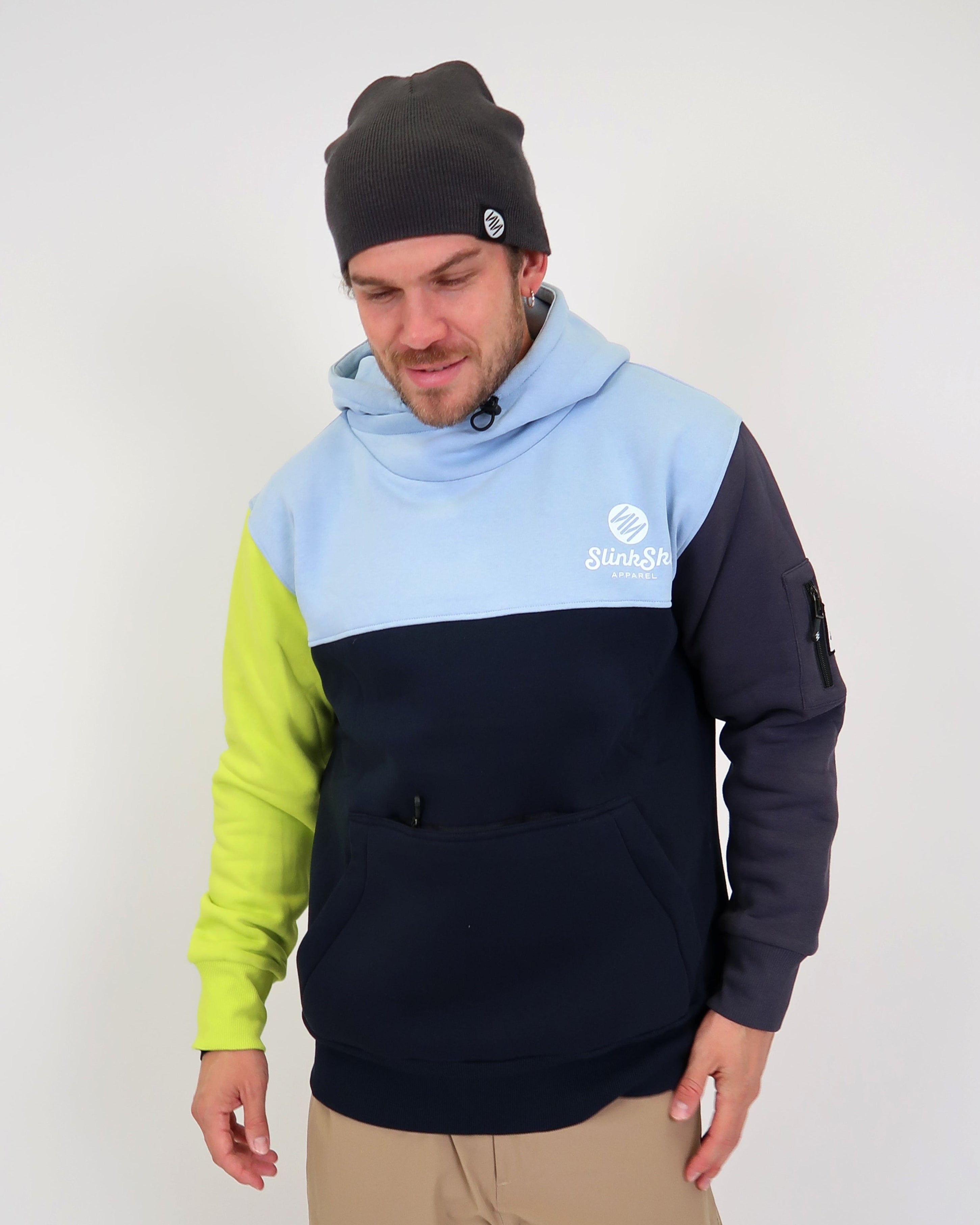 Riding Hoodie - Blue Mix