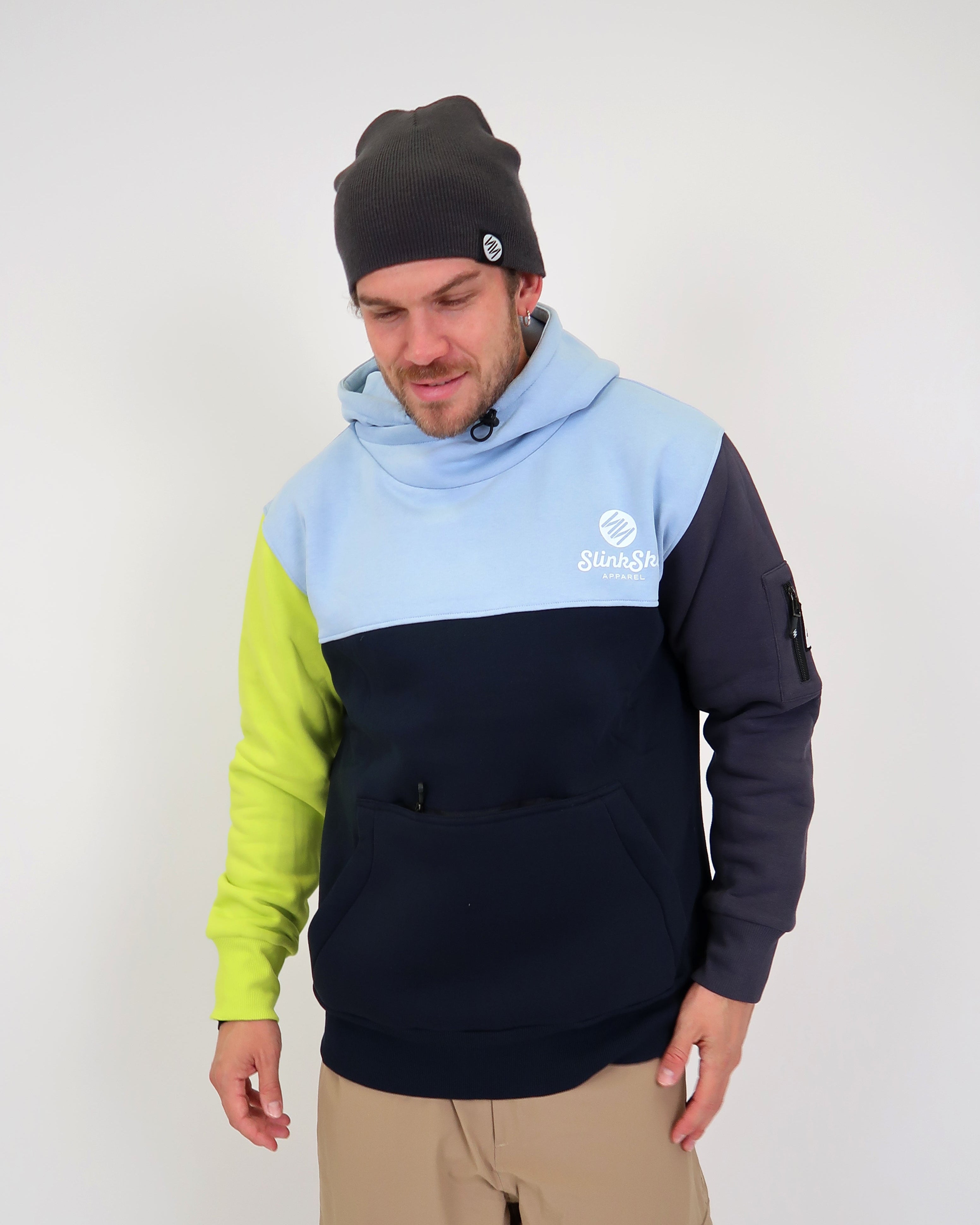 Riding Hoodie - Grey/Cream