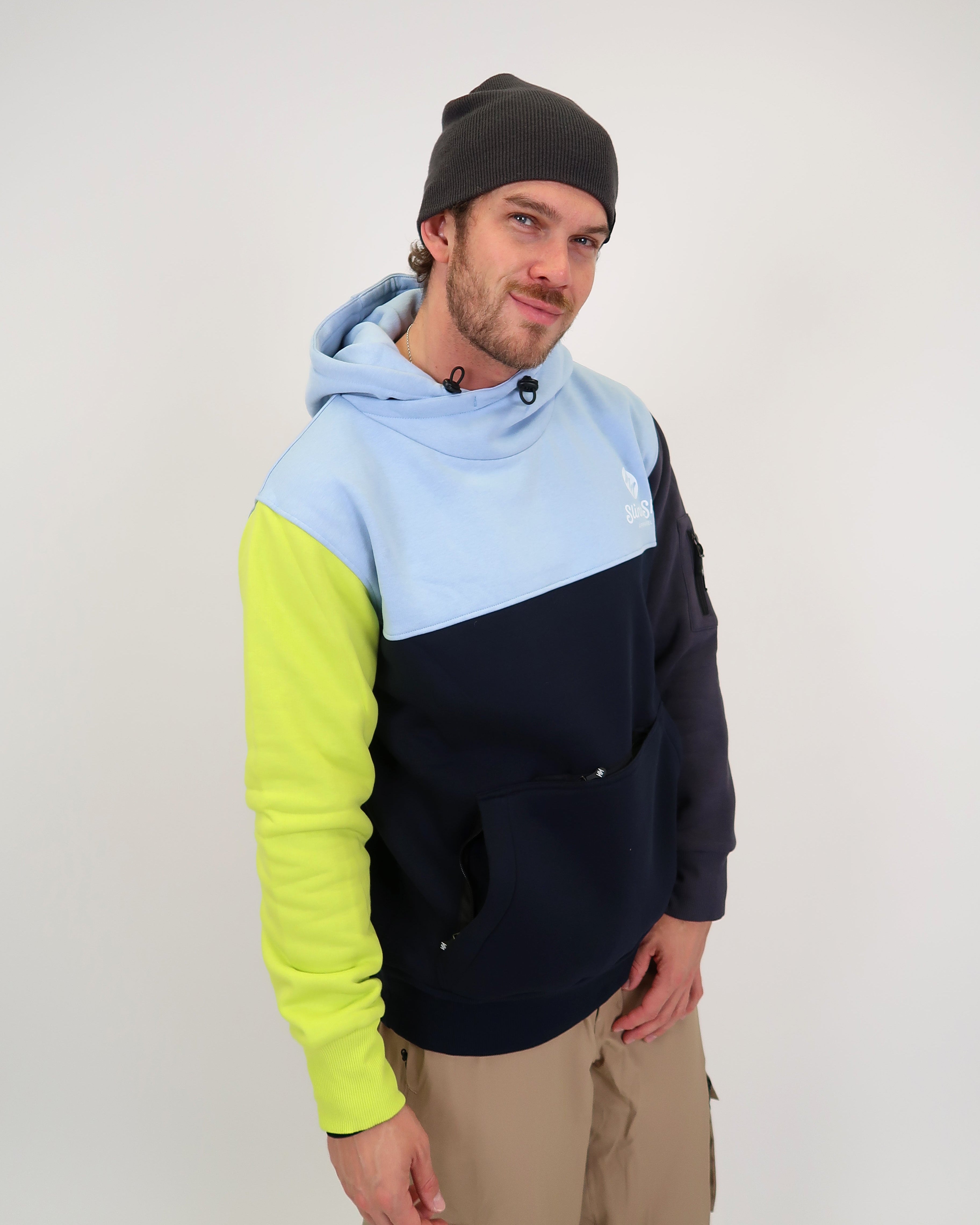 Riding Hoodie - Blue Mix