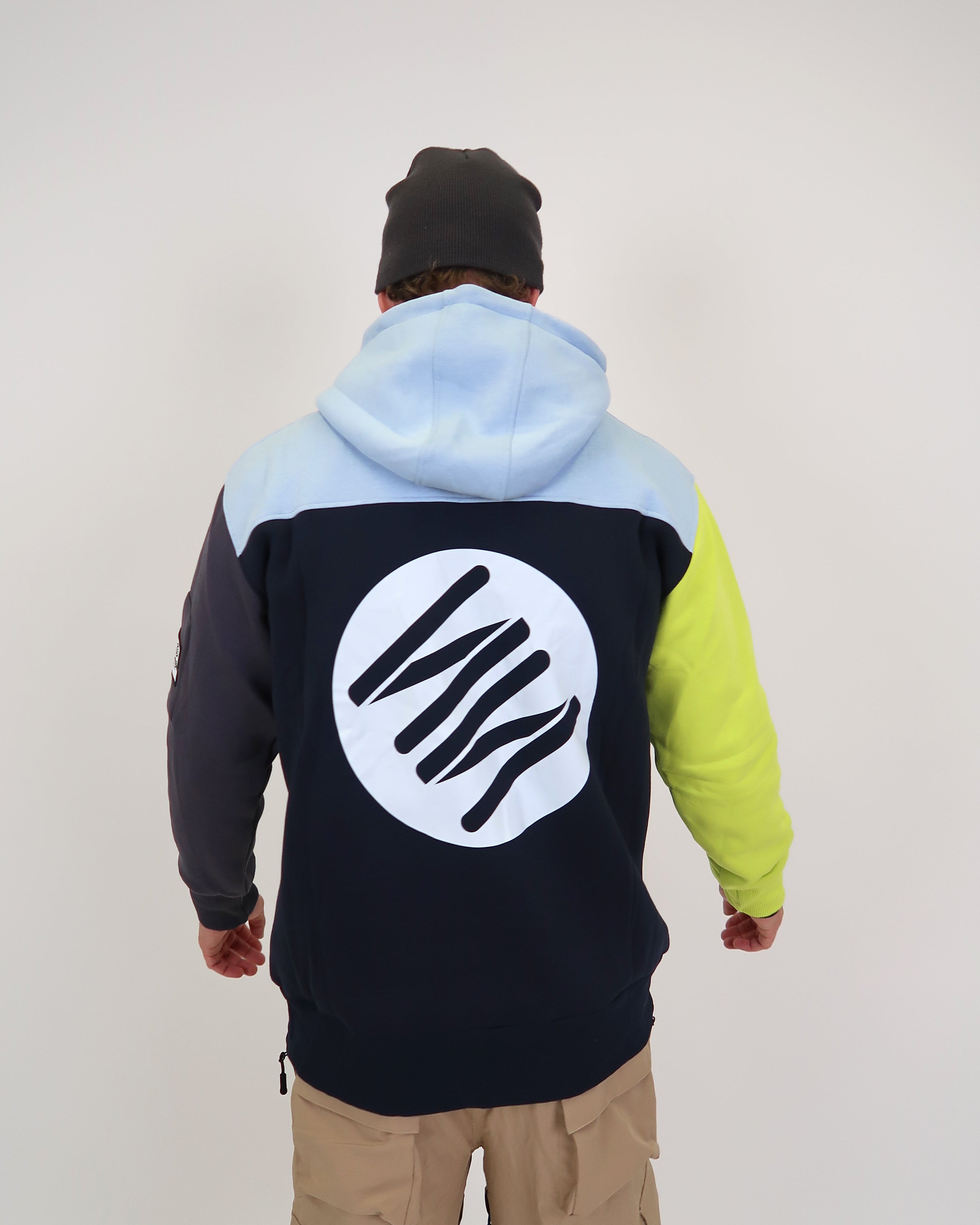 Riding Hoodie - Blue Mix