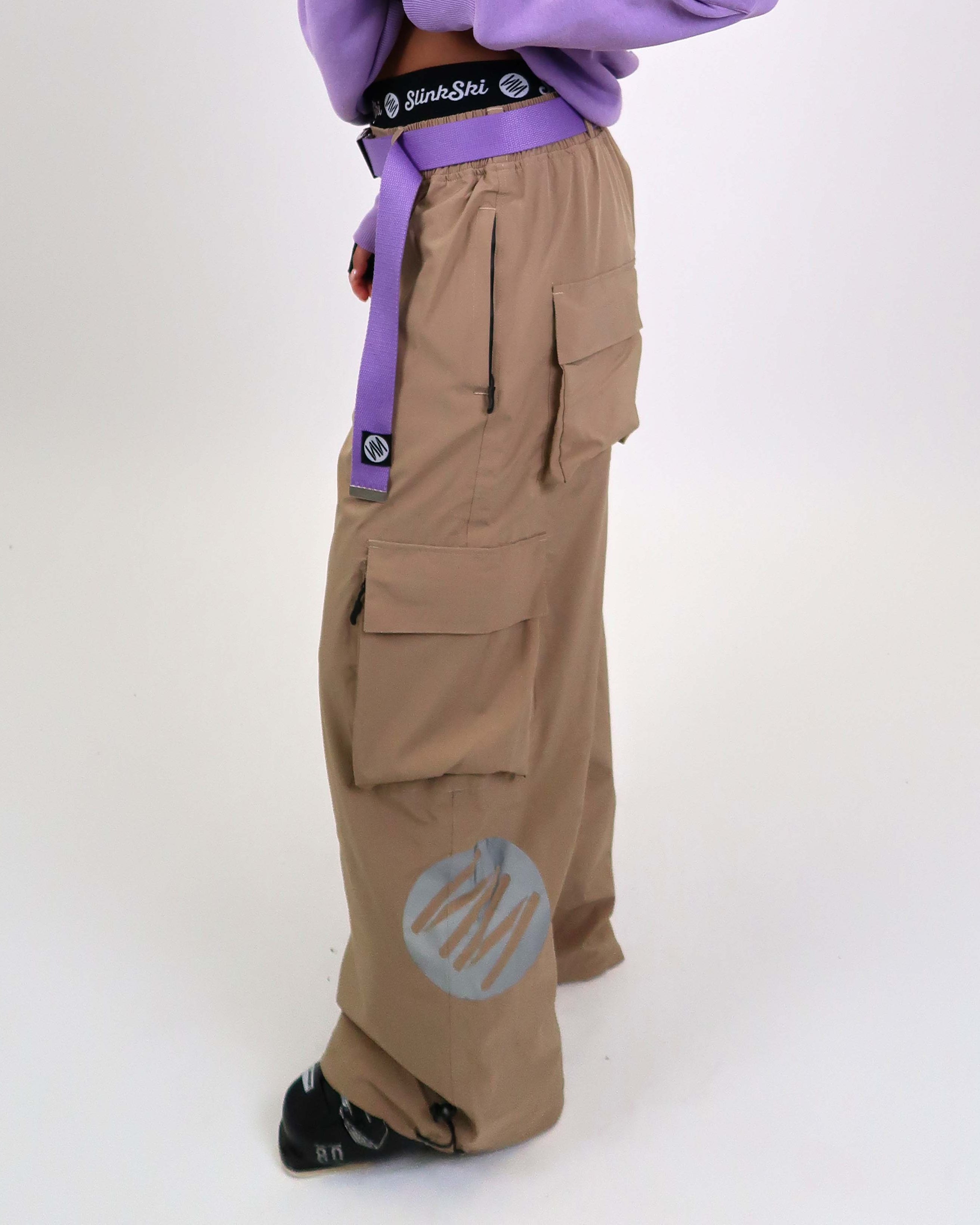 Baggy Ski Pants Beige