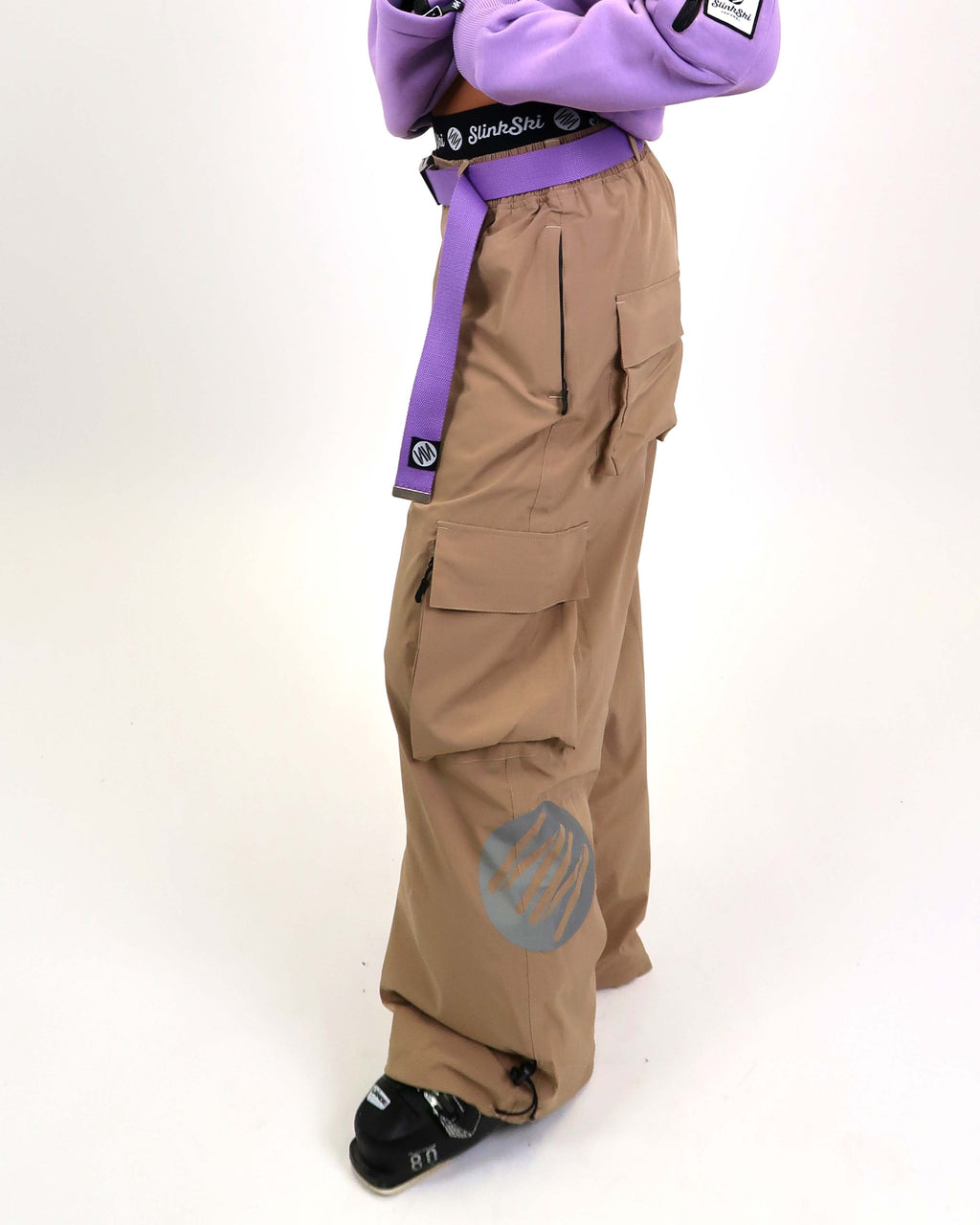 Baggy Ski Pants Beige