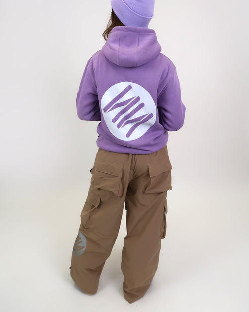 Khaki Beige Baggy Ski Pants