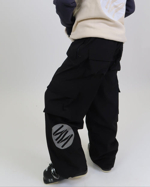 Baggy Ski Pants Black