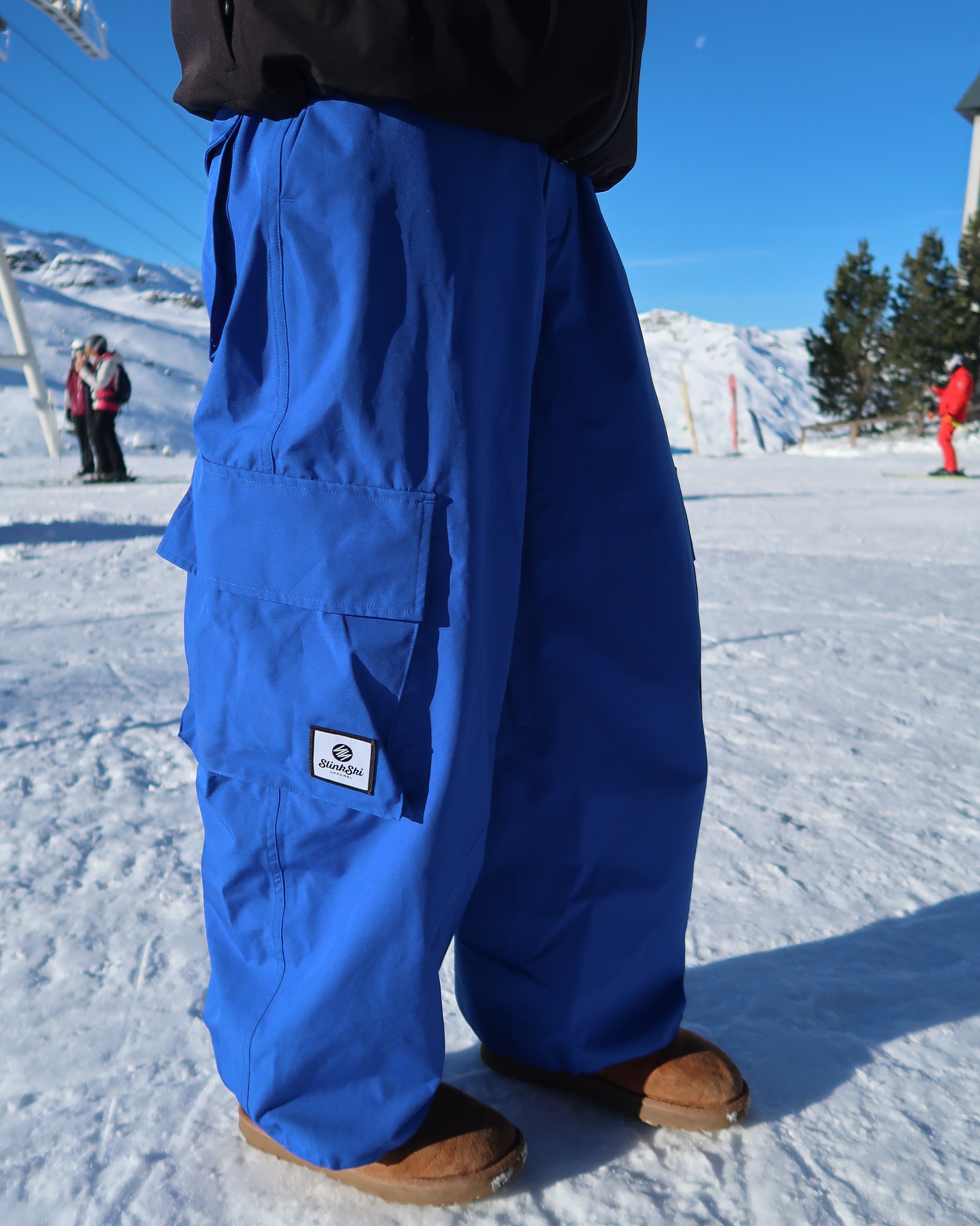 Royal Blue Baggy Ski Pants