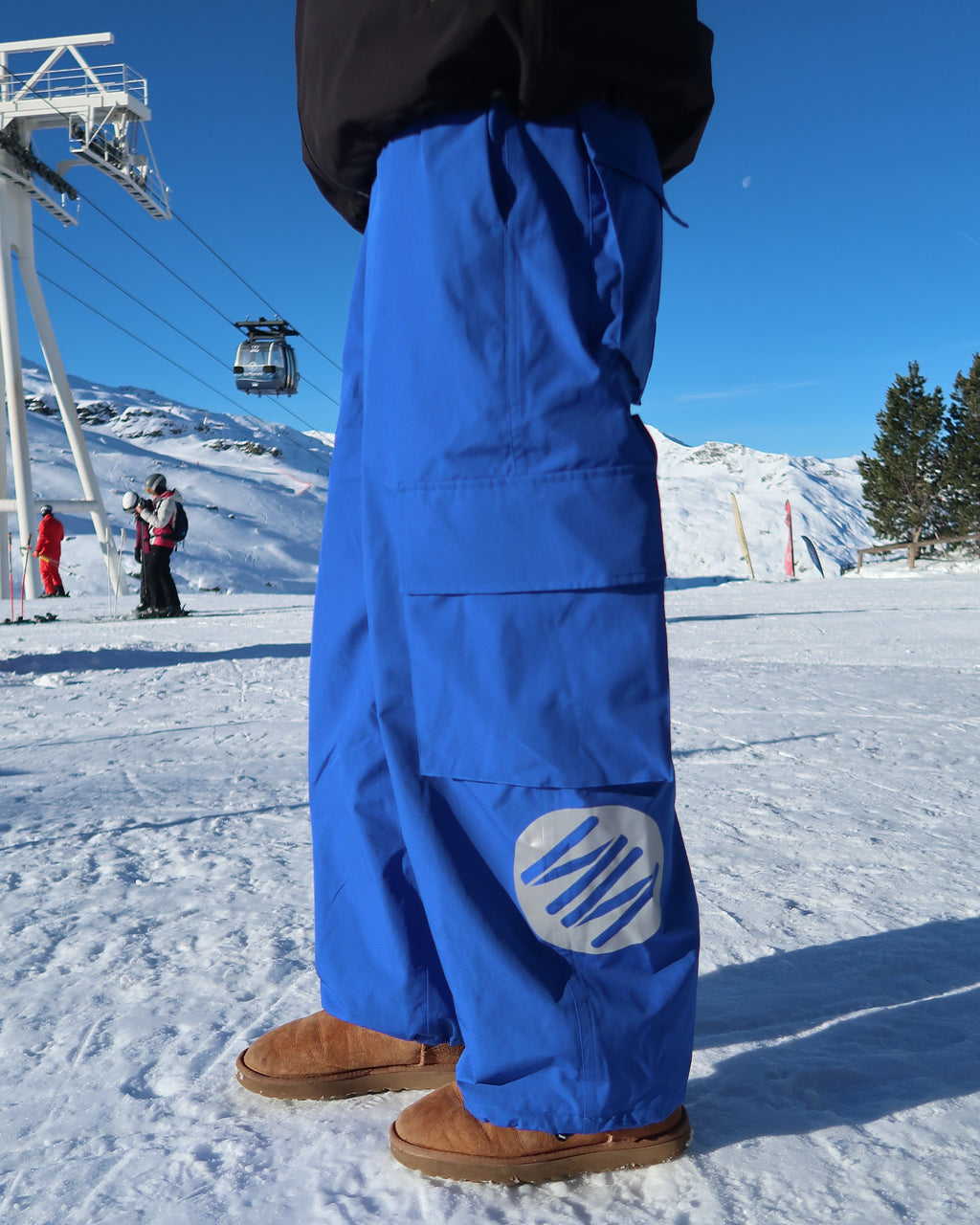 Royal Blue Baggy Ski Pants