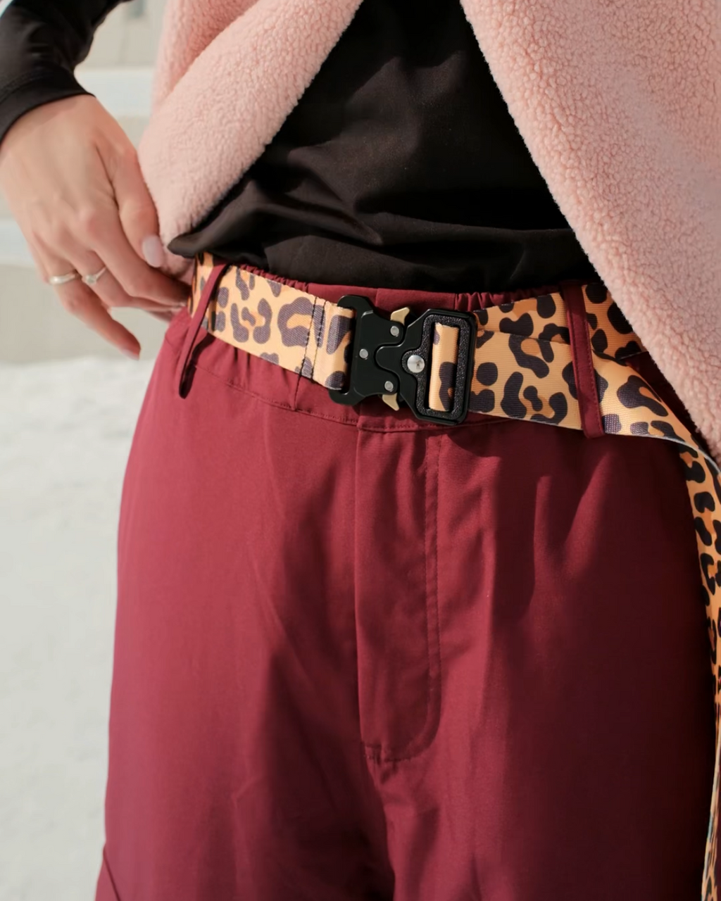 Leopard Buckle Belt