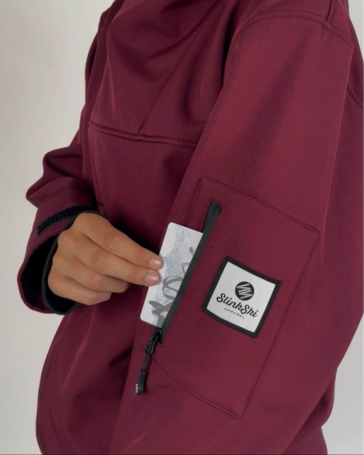 Bordeaux Tilt Shell Jacket