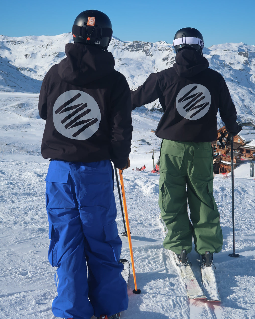 Royal Blue Baggy Ski Pants
